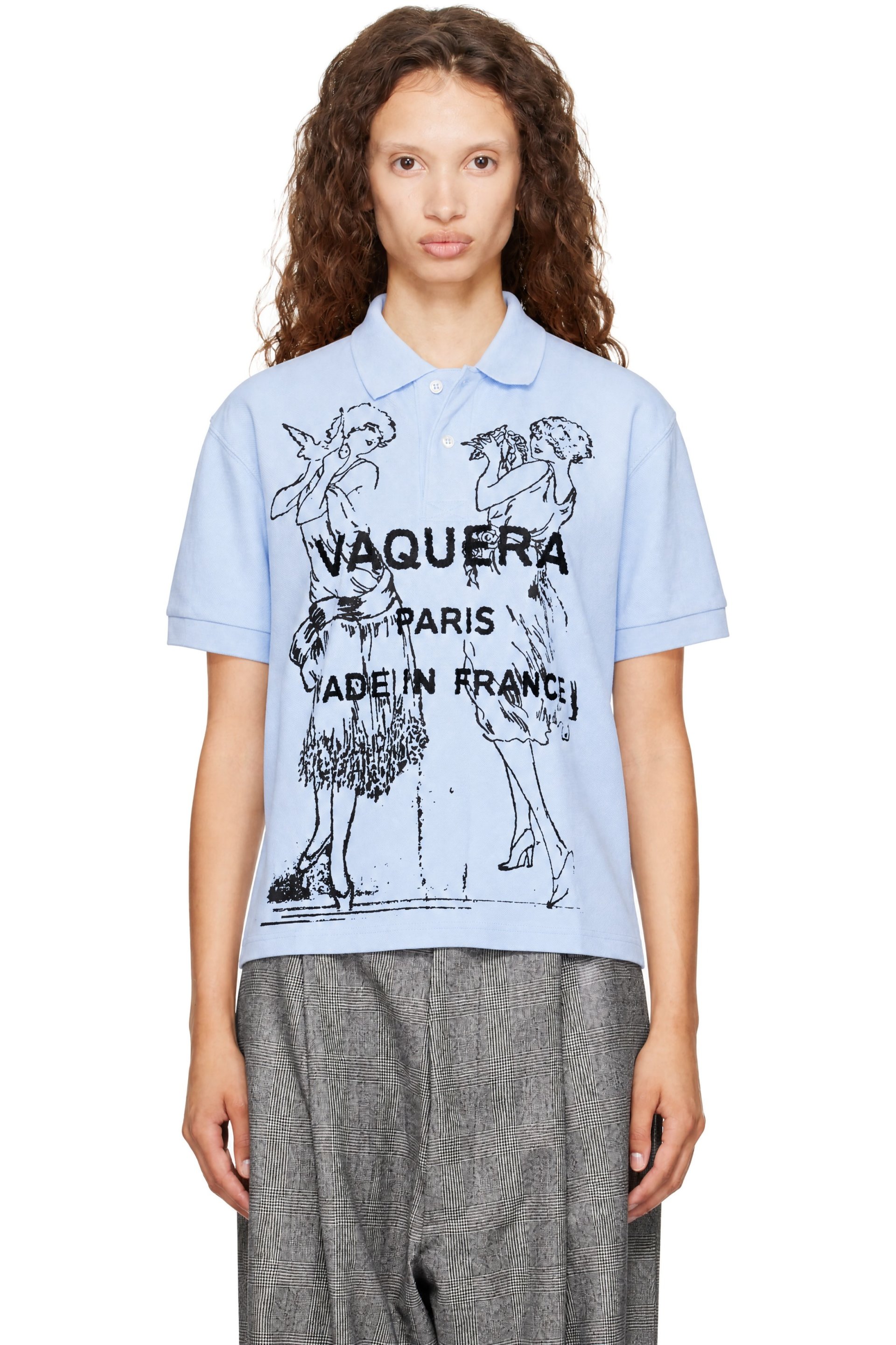 VAQUERA - Blue Flapper Polo