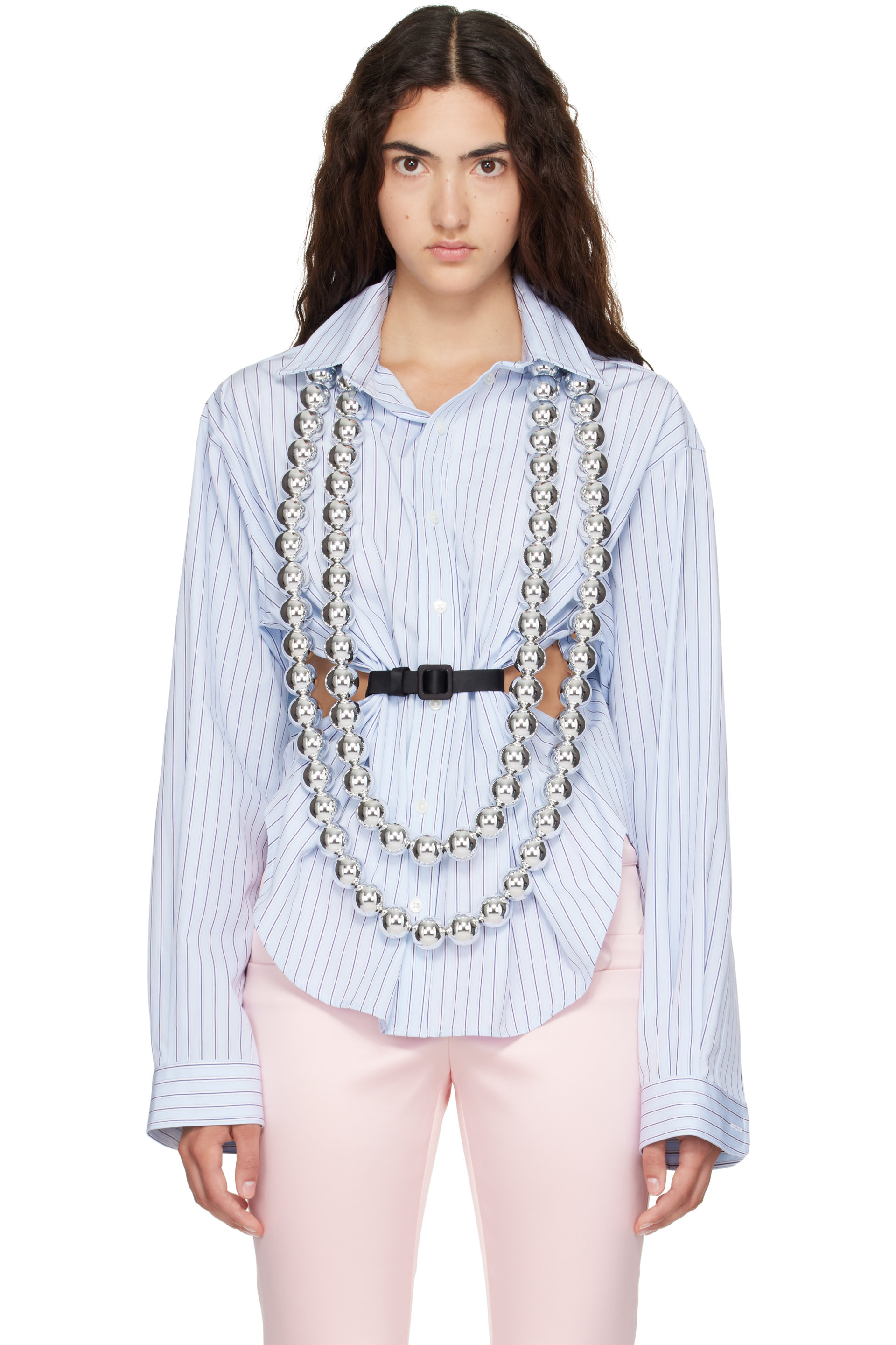 VAQUERA - Blue Belted Shirt