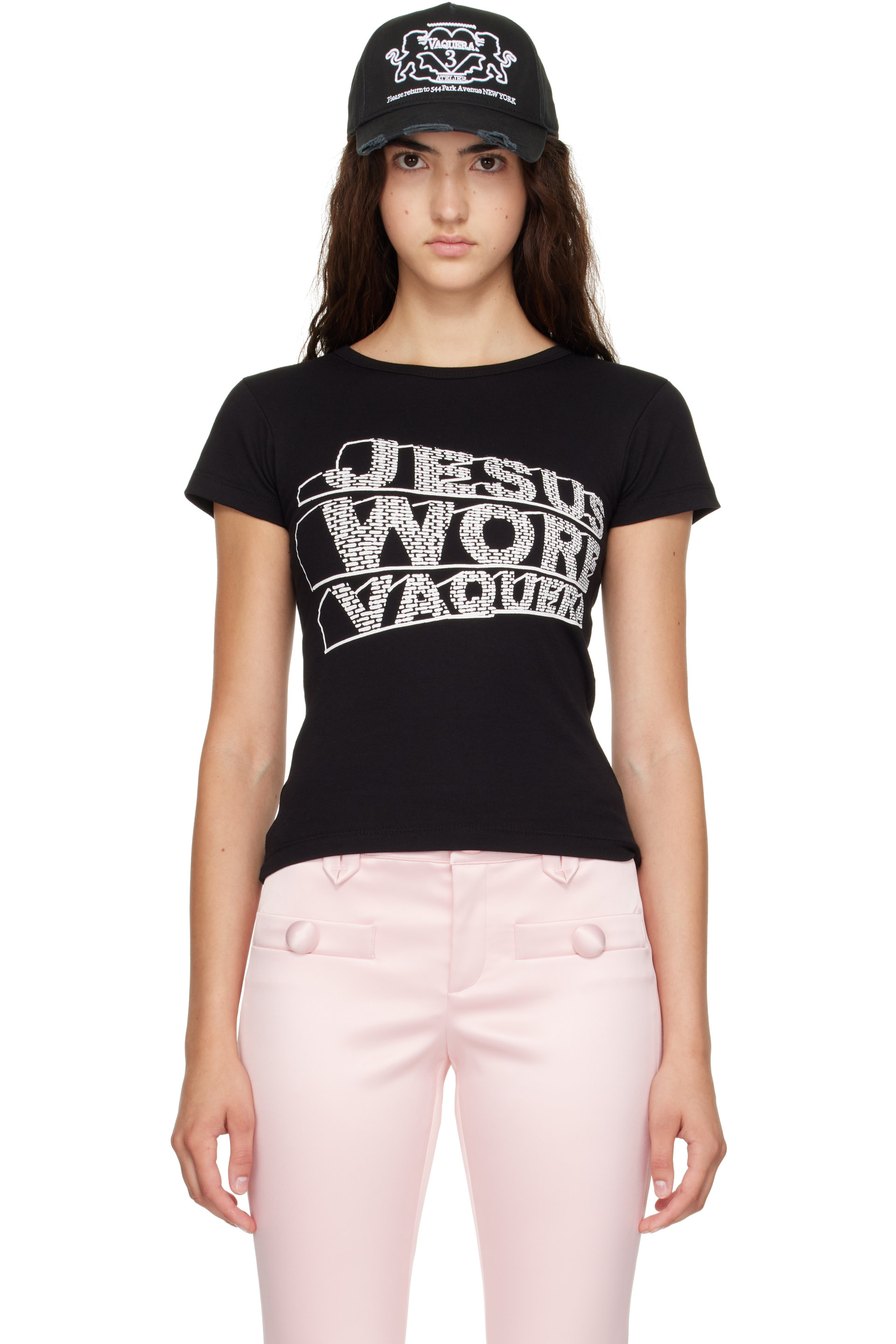 VAQUERA - Black 'Jesus Wore Vaquera' Baby T-shirt