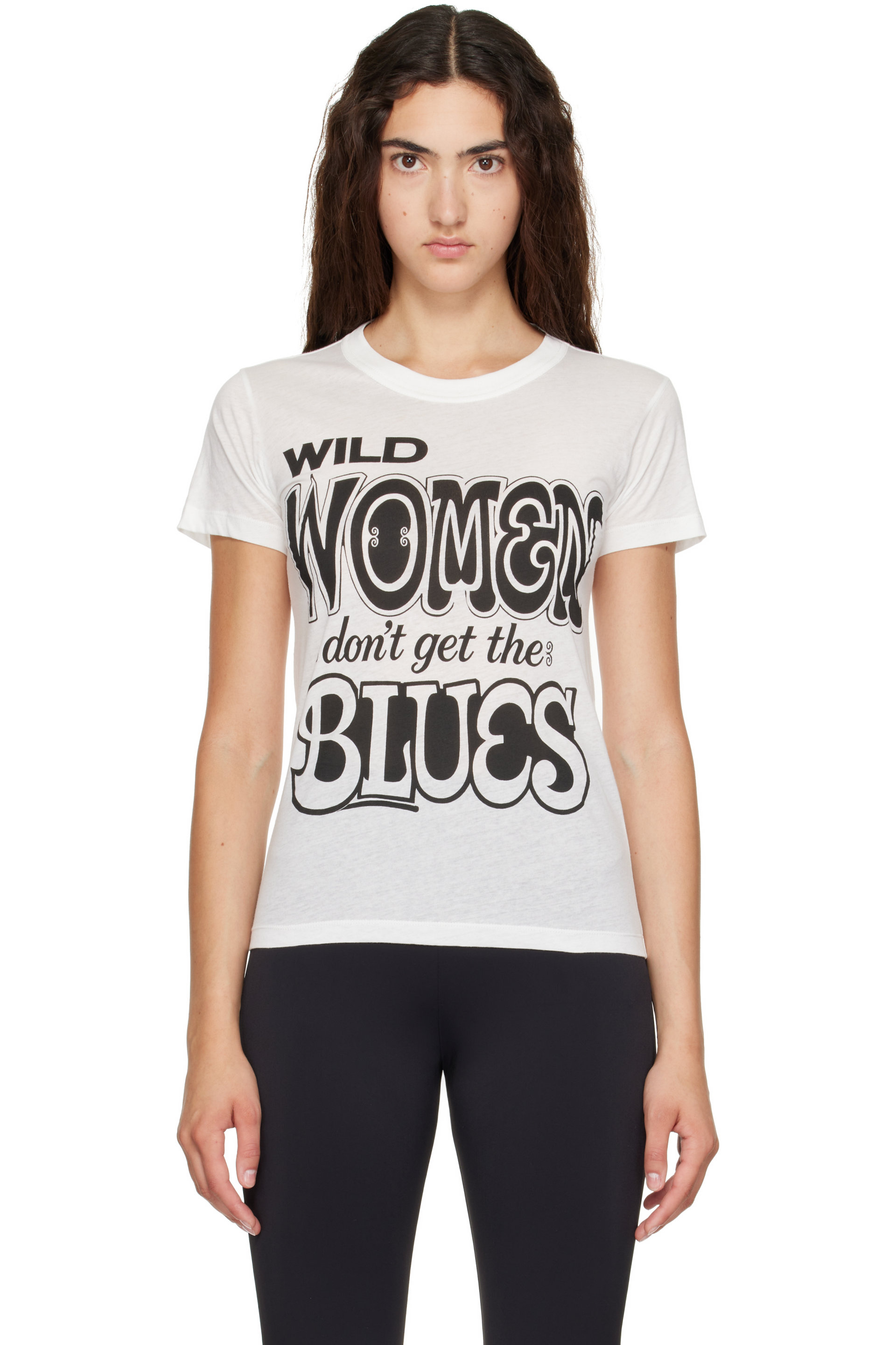 VAQUERA - White 'Wild Blues' T-shirt