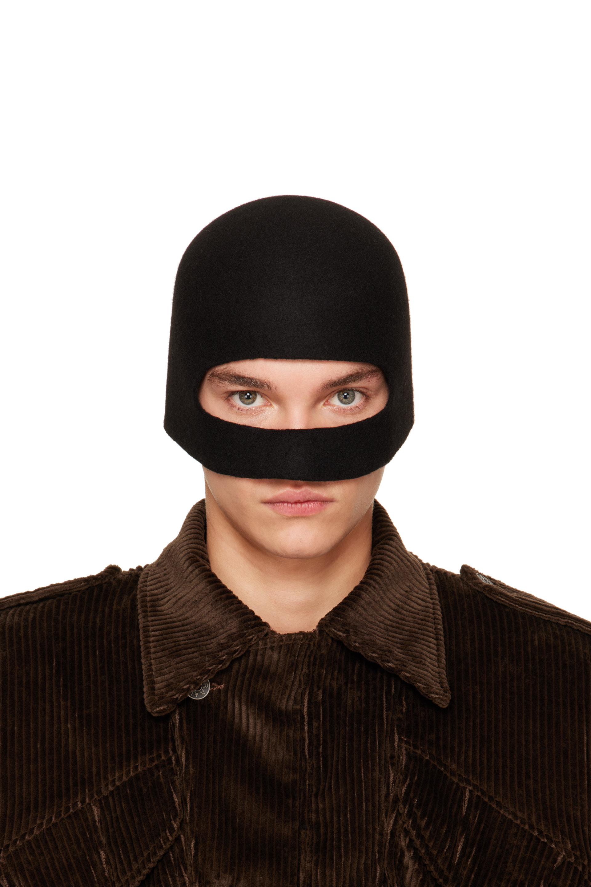 VAQUERA - Chapeau de style masque noir