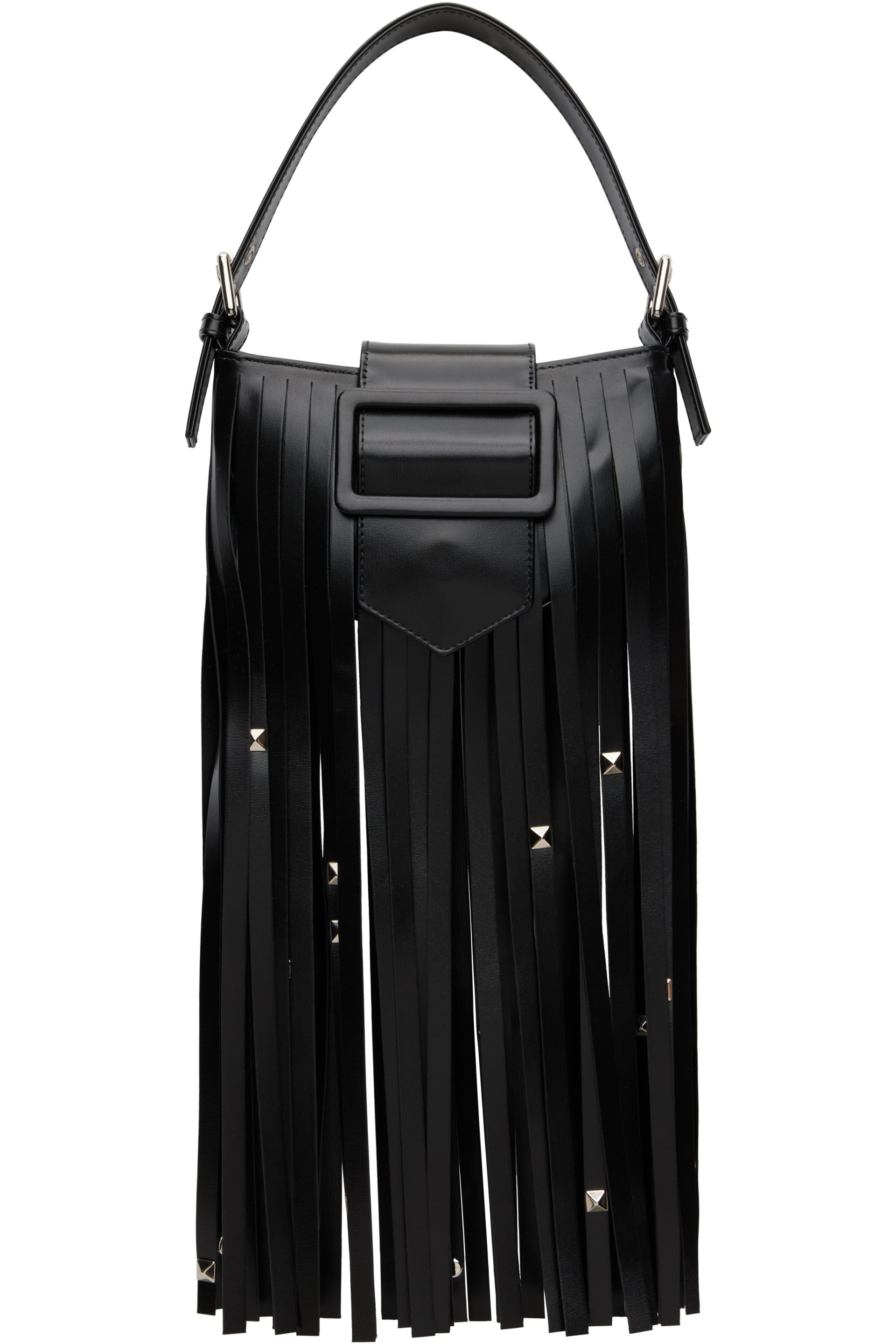 VAQUERA - Black Mini Fringe Bag