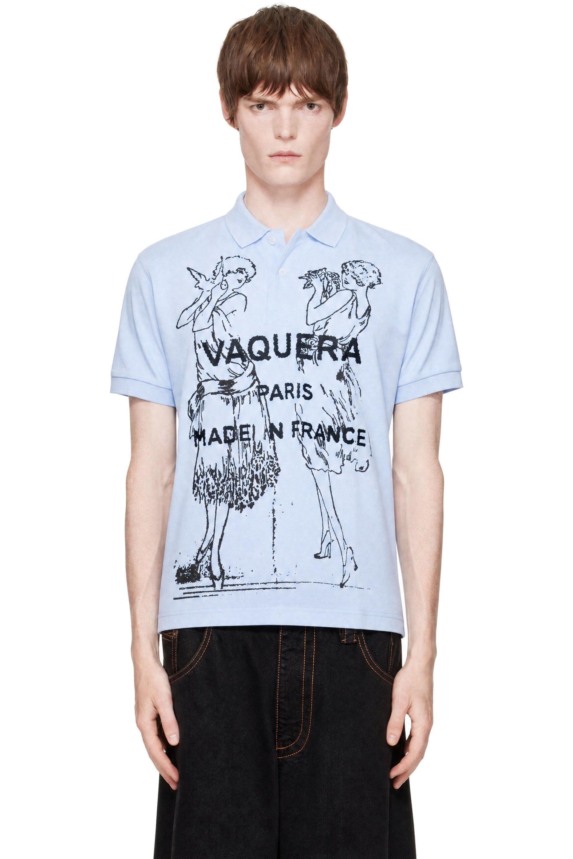 VAQUERA - Blue Flapper Polo