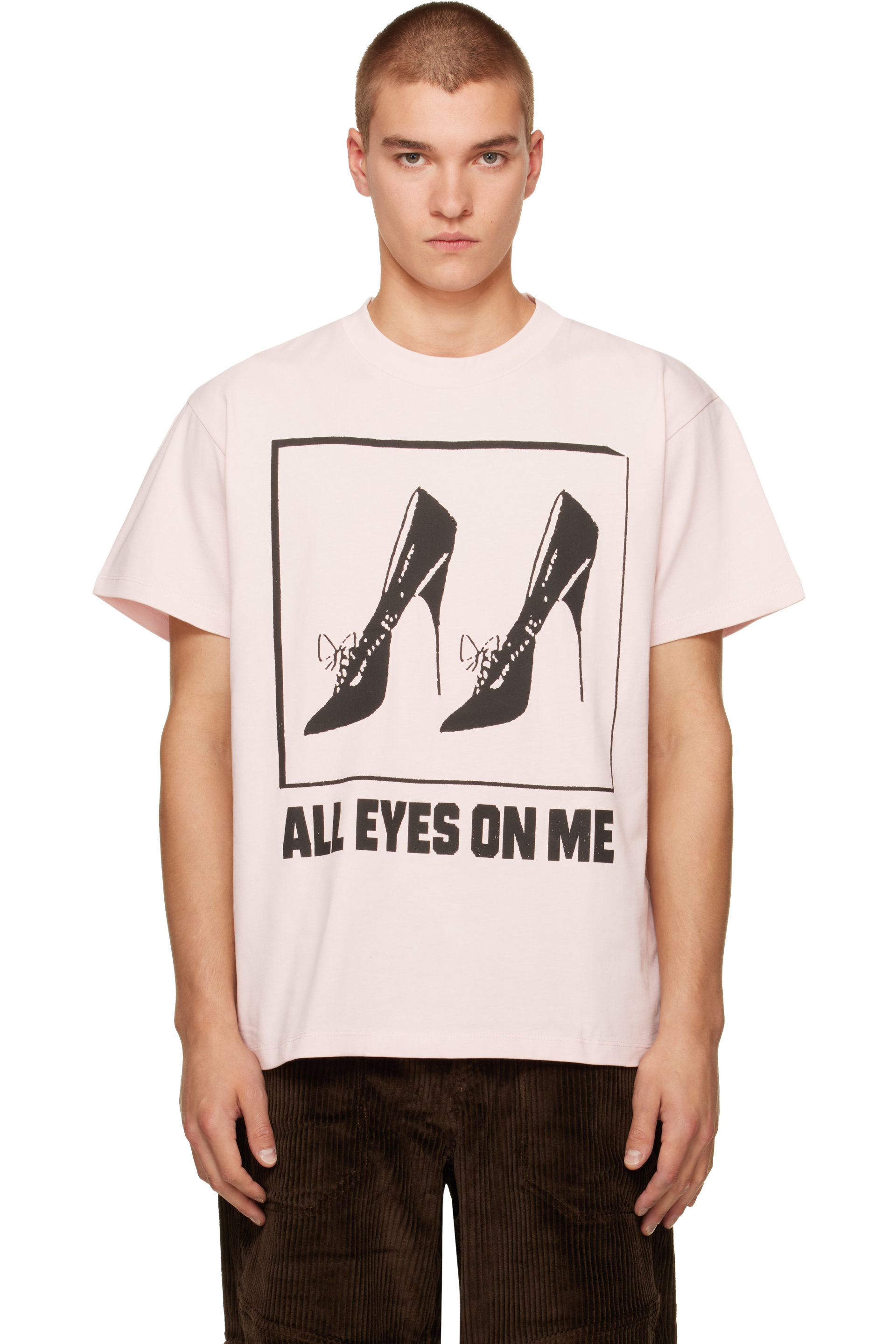 VAQUERA - Pink 'All Eyes On Me' T-Shirt