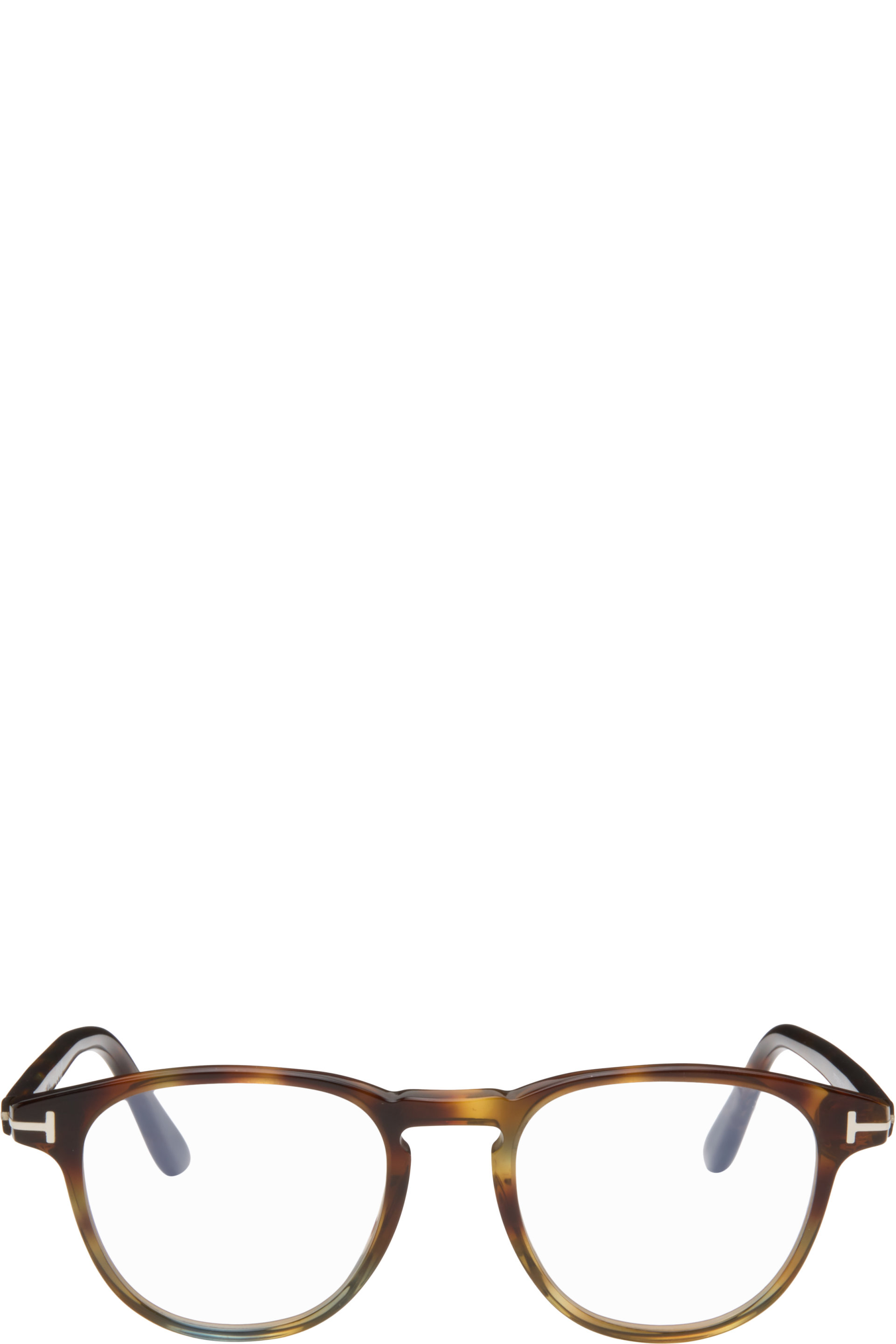 TOM FORD - Lunettes brunes à verres anti-lumière bleue