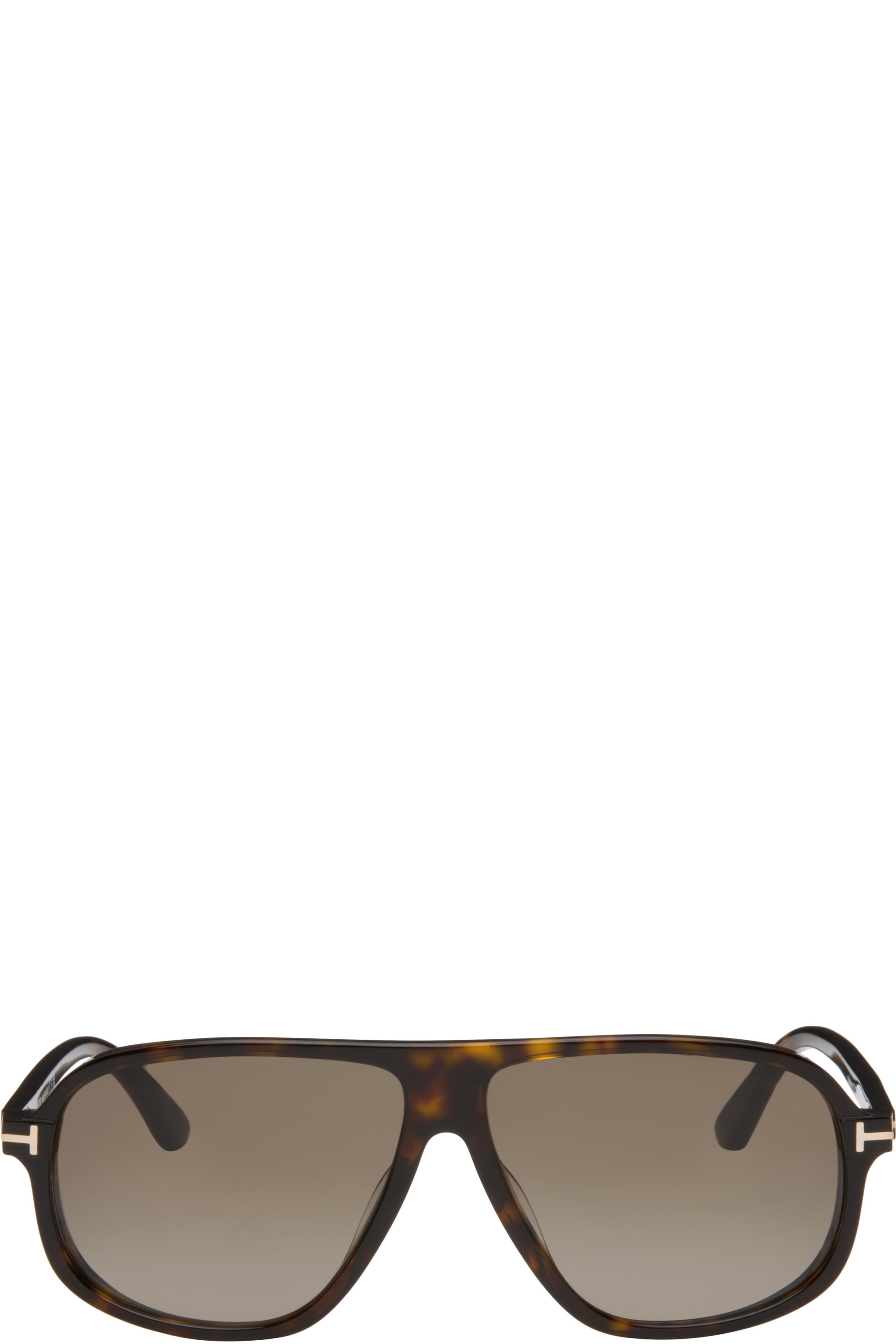 TOM FORD - Lunettes de soleil Guillaume brunes