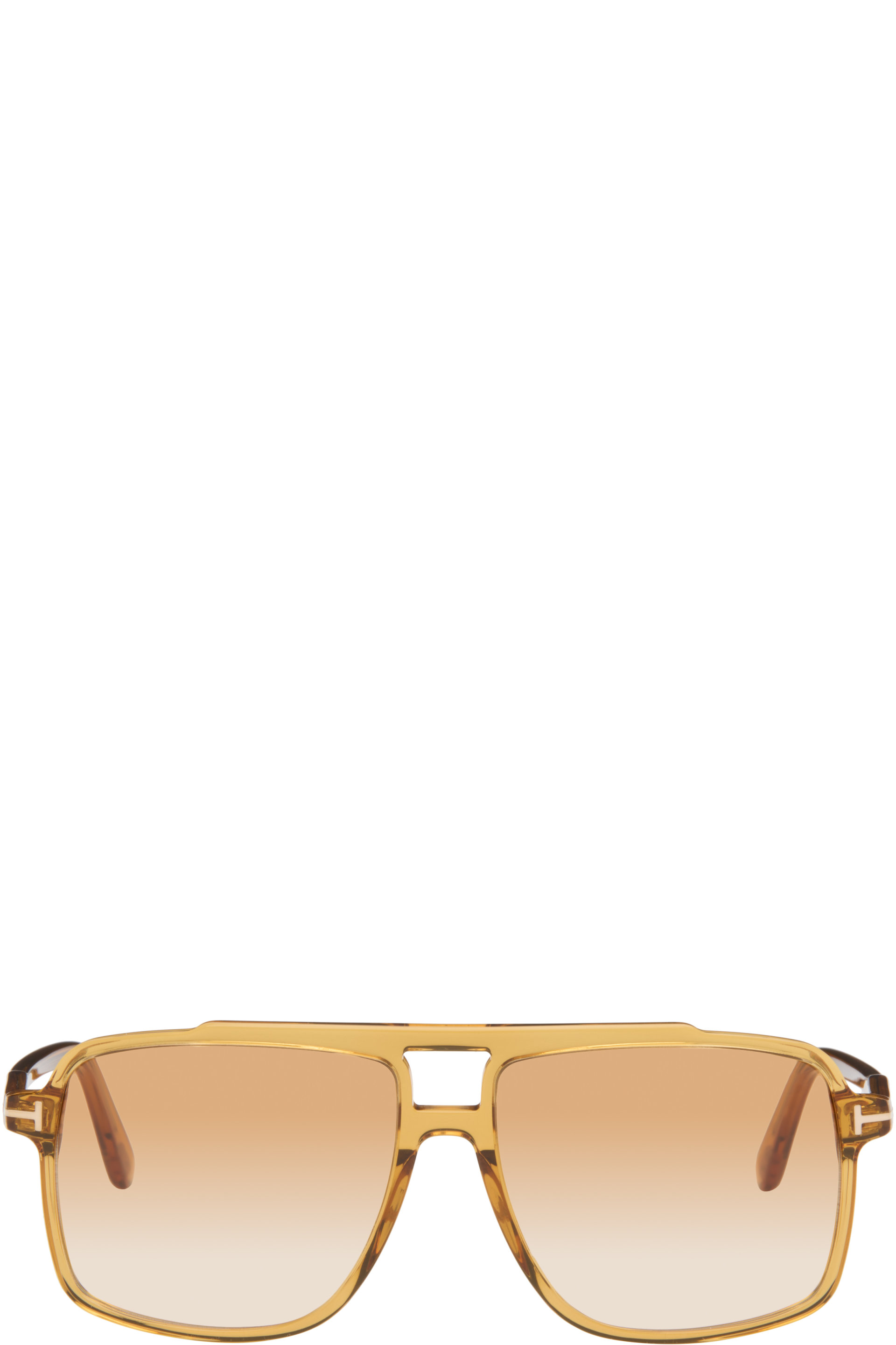 TOM FORD - Yellow Kemp Sunglasses