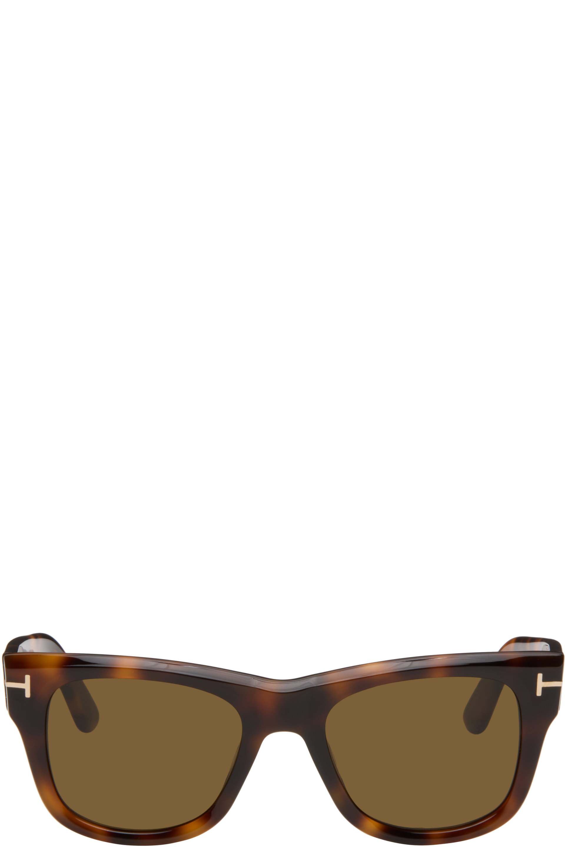 TOM FORD - Lunettes de soleil Finn brunes