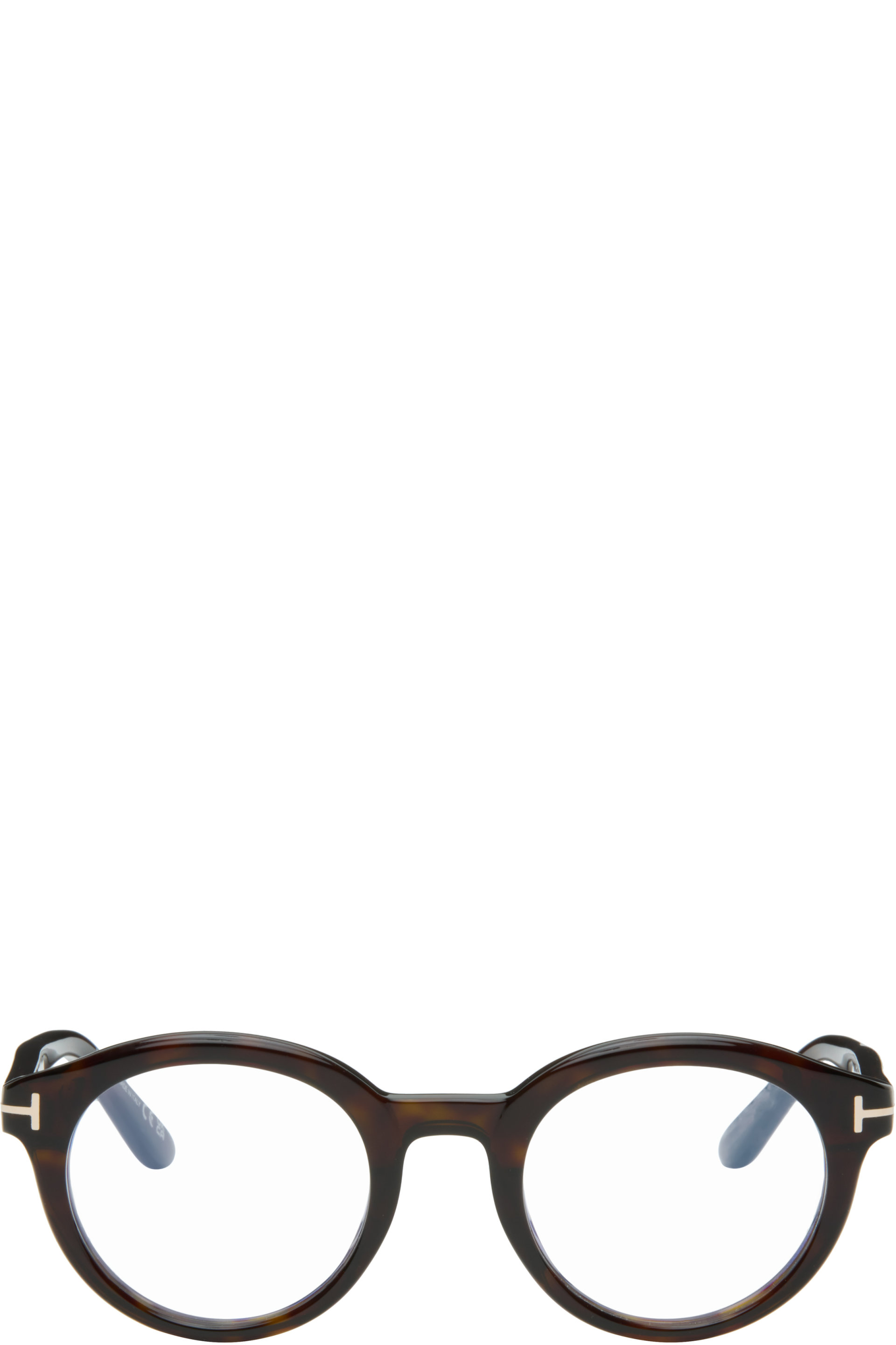 TOM FORD - Lunettes brunes à verres anti-lumière bleue