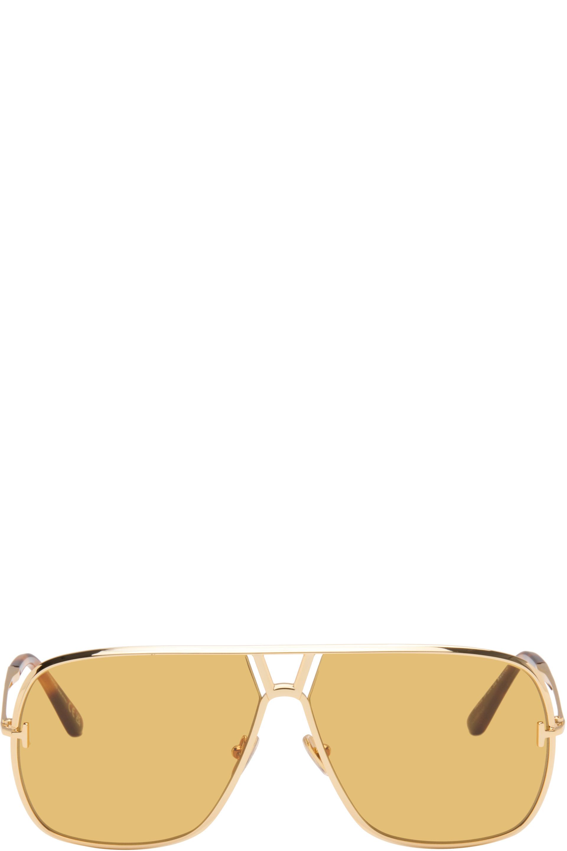 TOM FORD - Gold Stavros Sunglasses