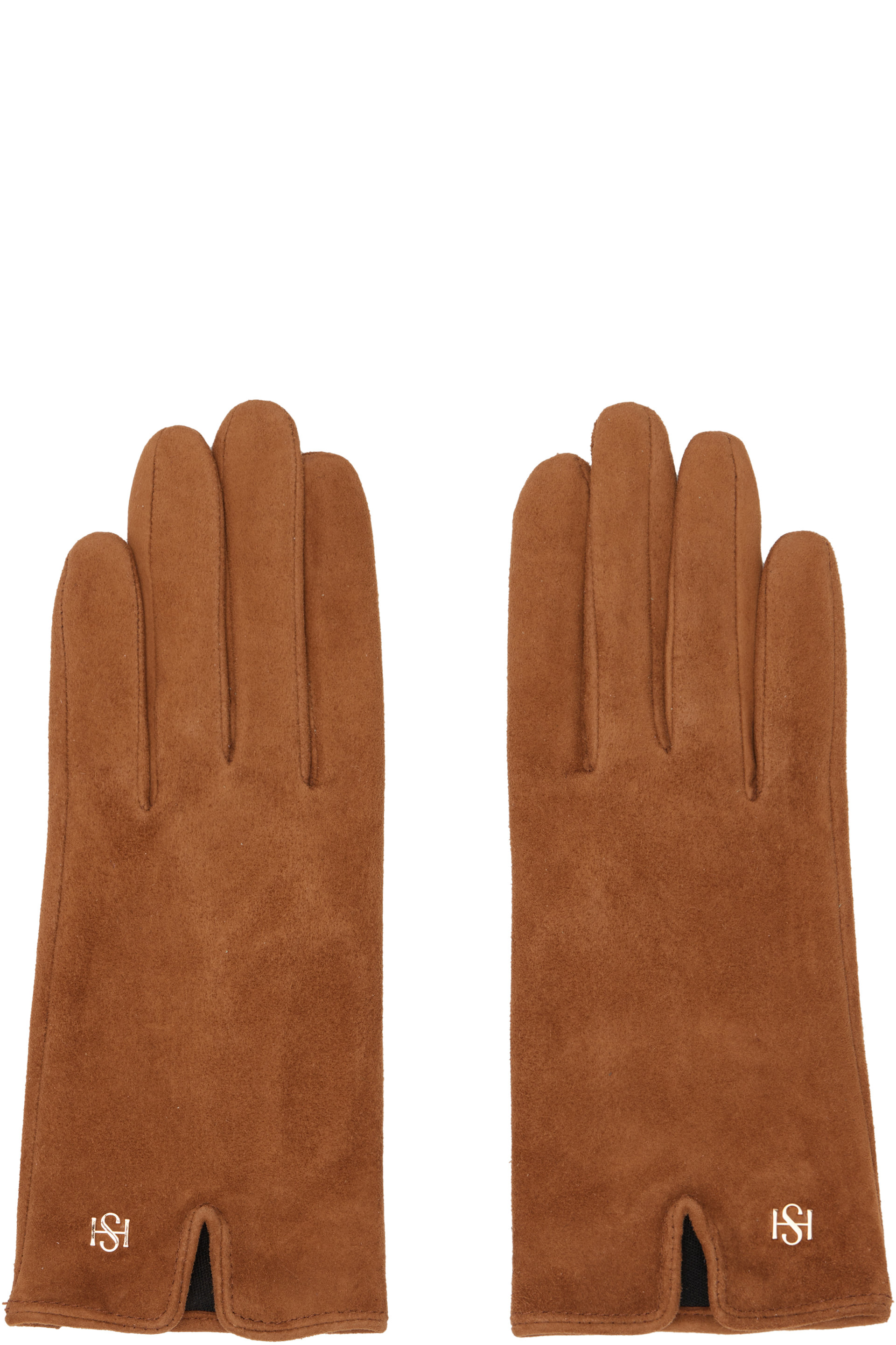 Handsome Stockholm - Brown Essentials Suede Gloves