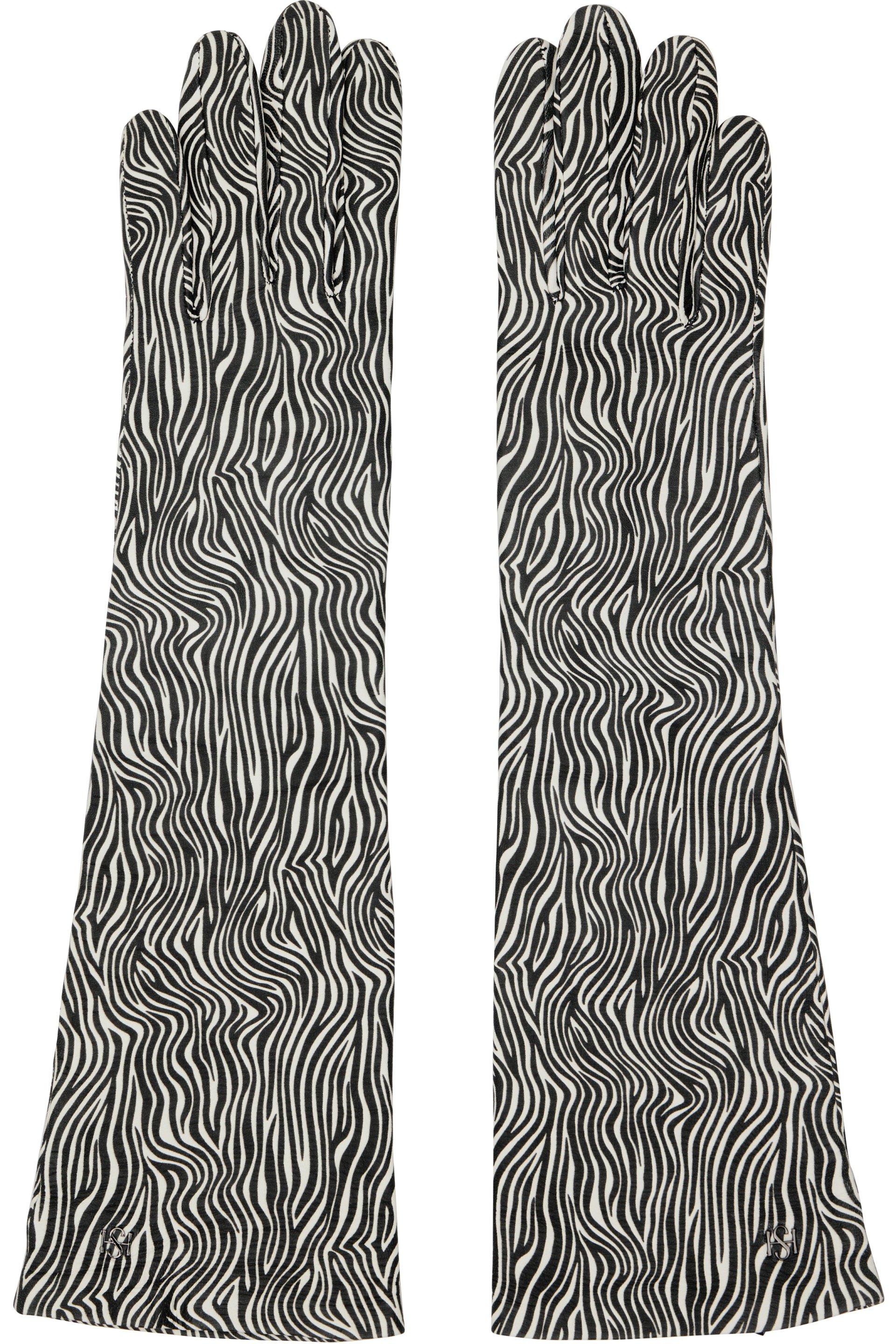 Handsome Stockholm - Black & White Essentials Long Gloves