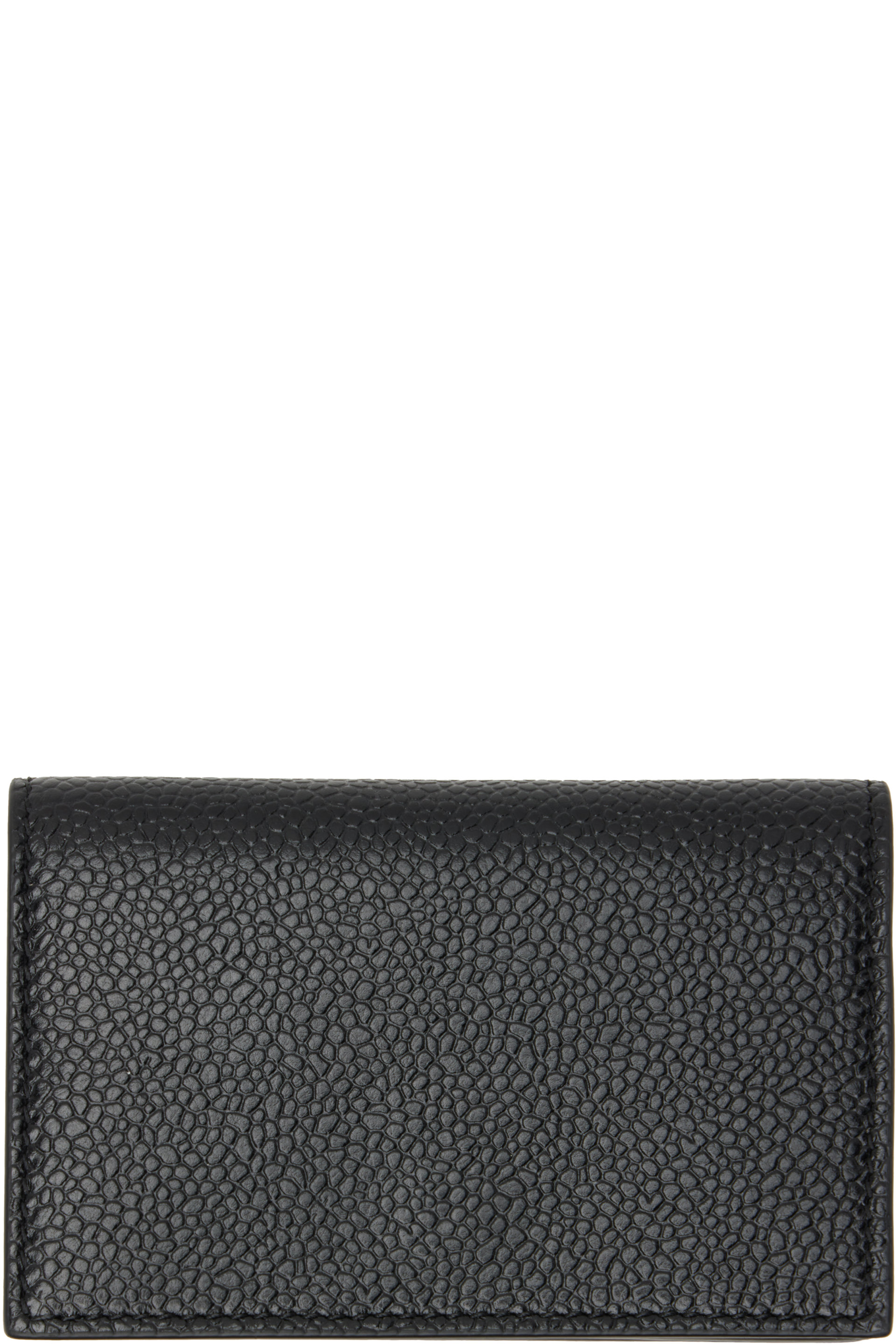 Thom Browne - Black Pebble Grain Business Card Holder