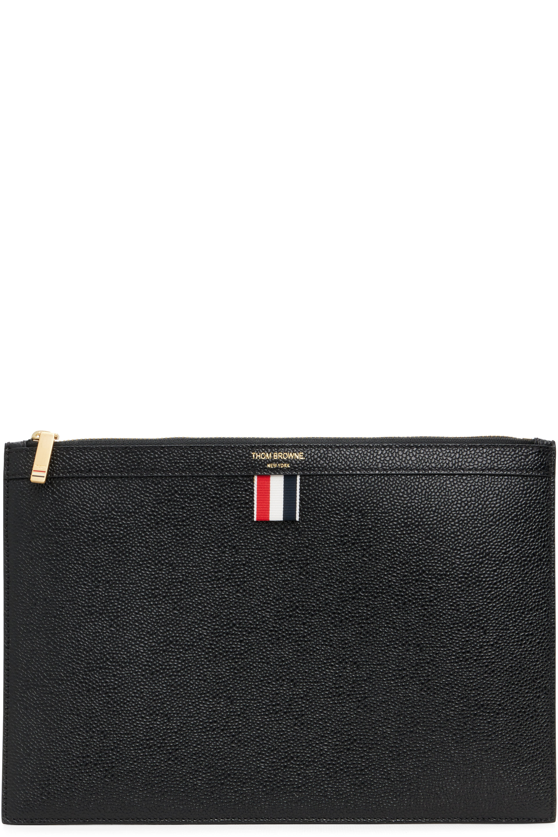 Thom Browne - Black Pebble Grain Small Document Holder