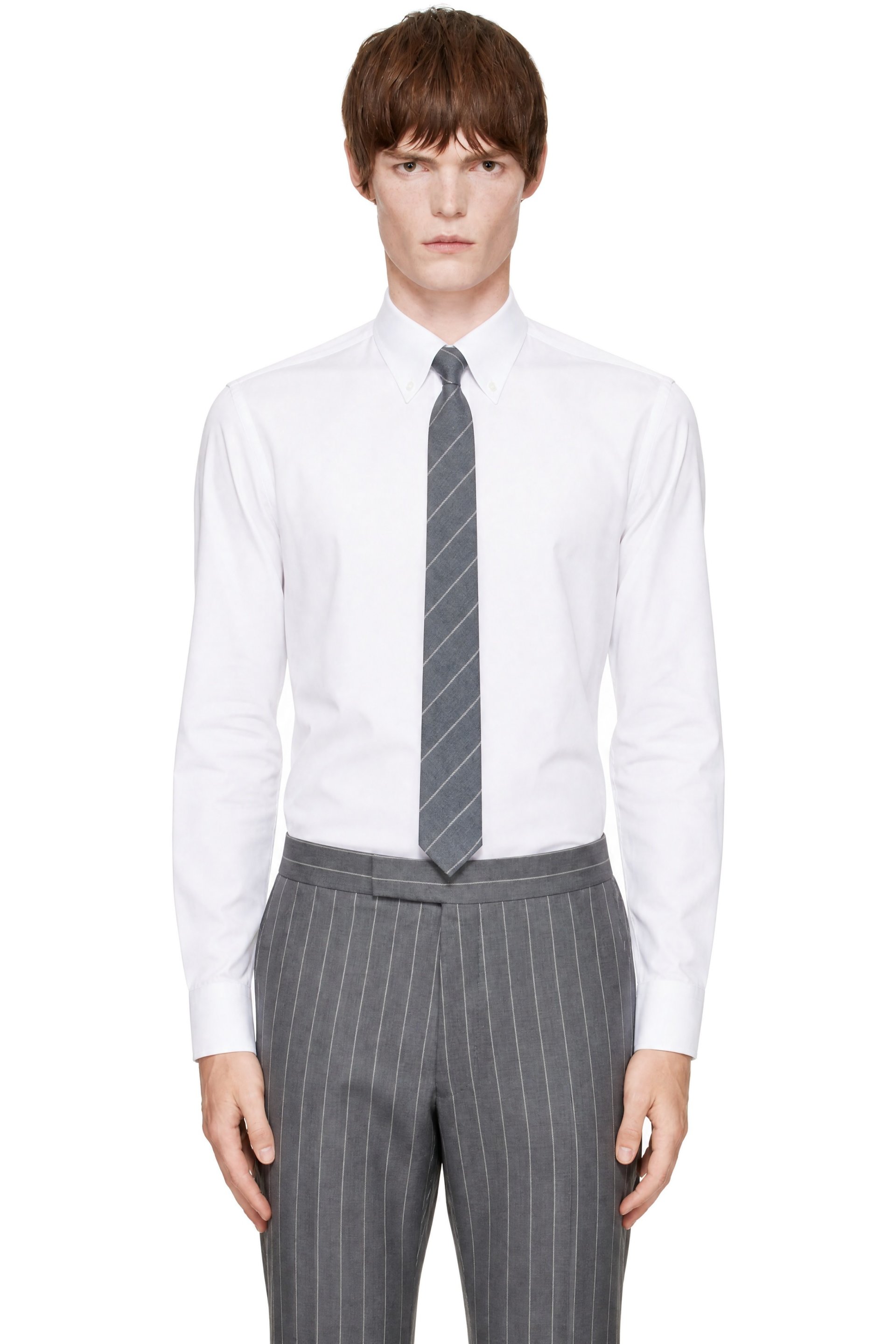 Thom Browne - White Solid Poplin Classic Shirt