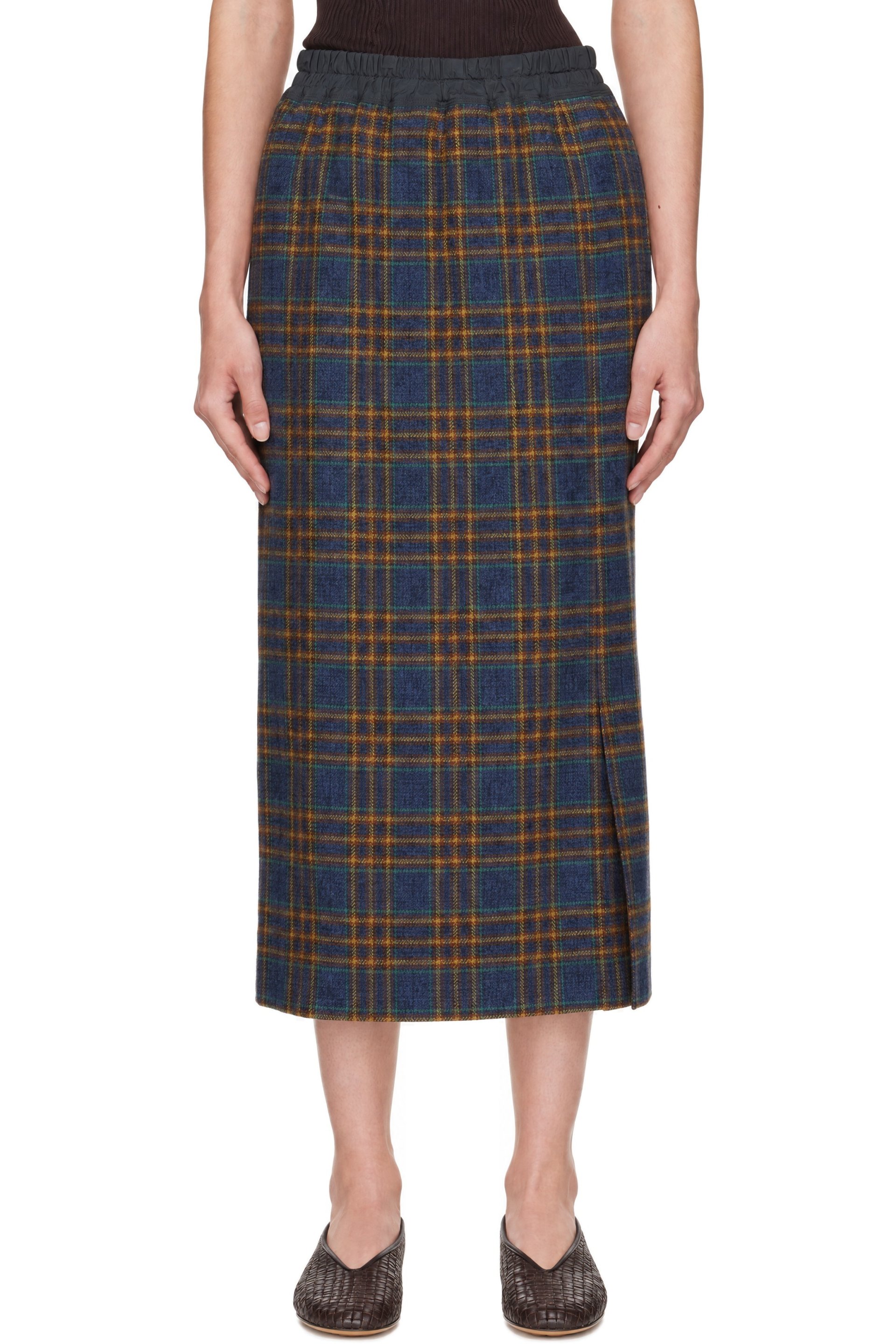 SC103 - Blue Lecture Maxi Skirt