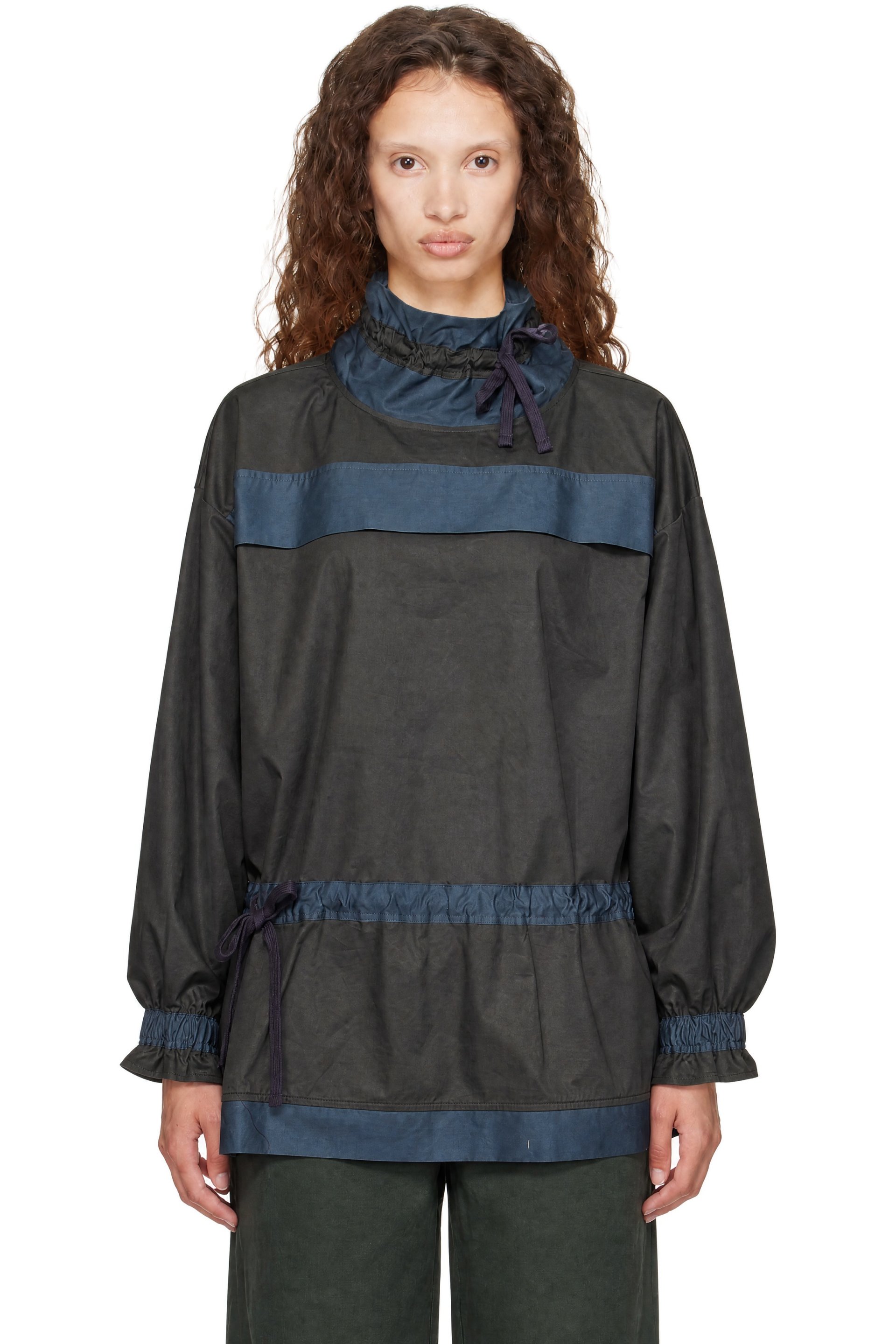 SC103 - Chemise Incline de style tunique grise