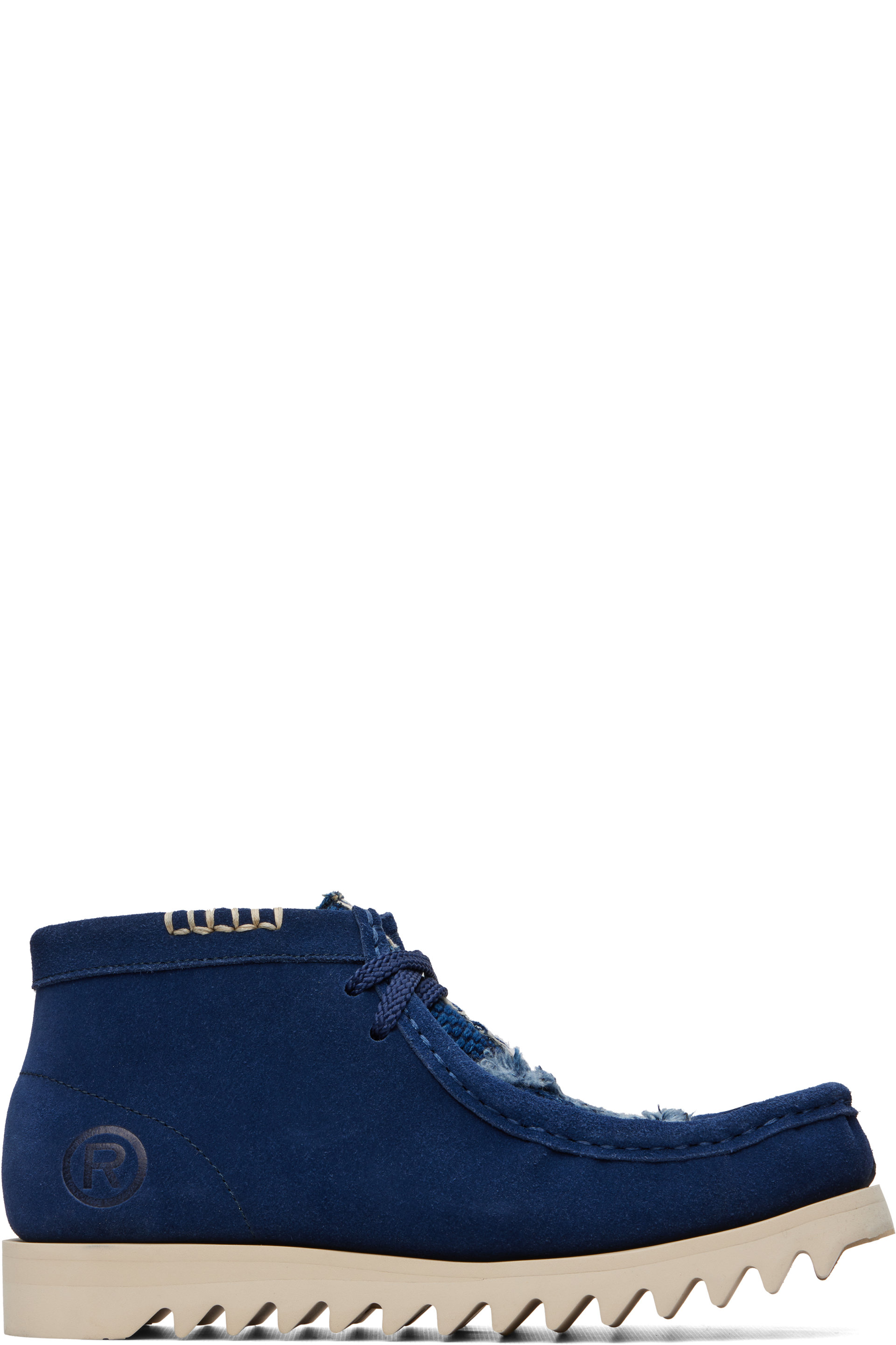 BAPE - Blue MANHUNT TABI Desert Boots