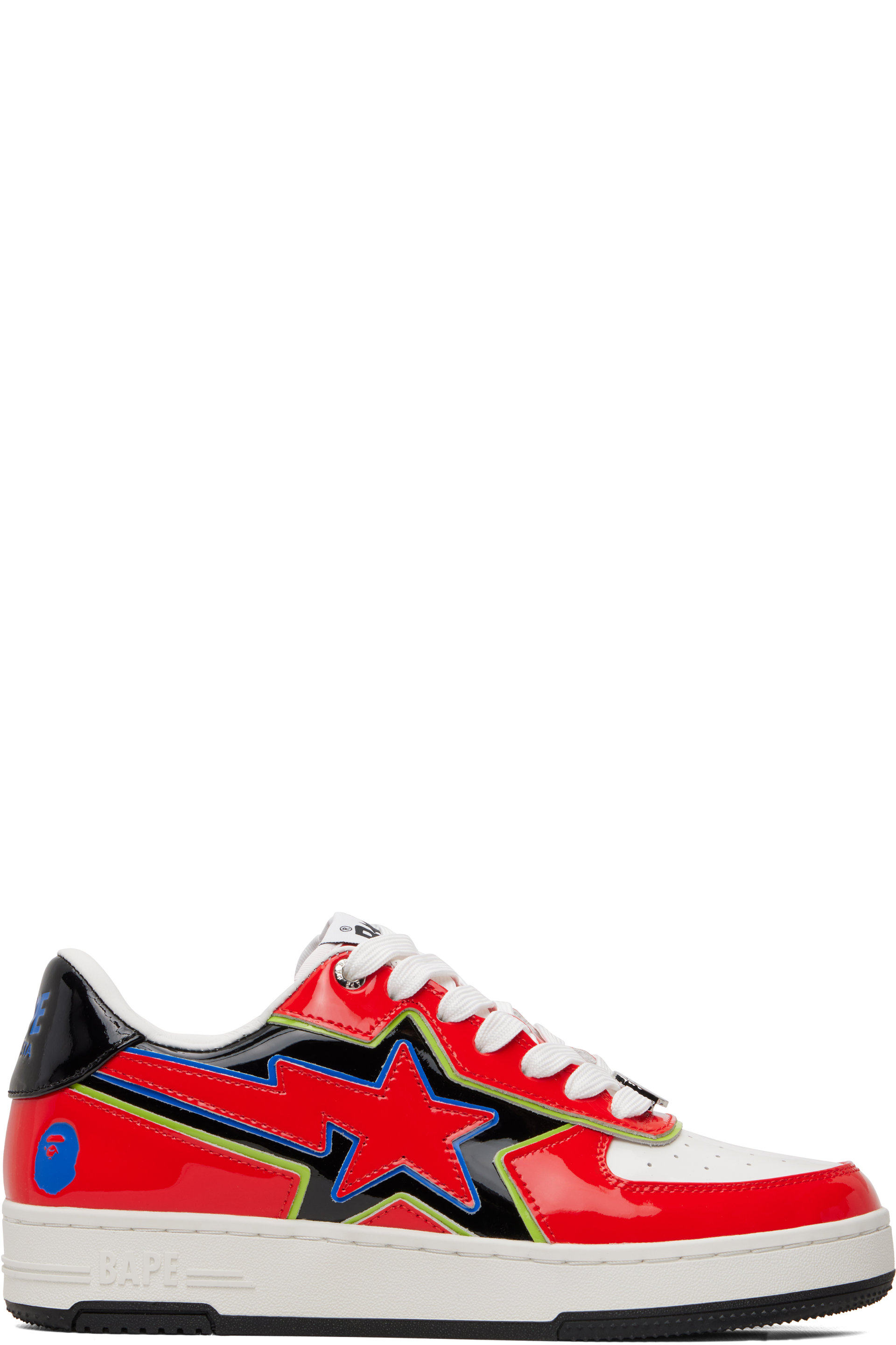 BAPE - Red BAPE STA ICON #1 M2 Sneakers