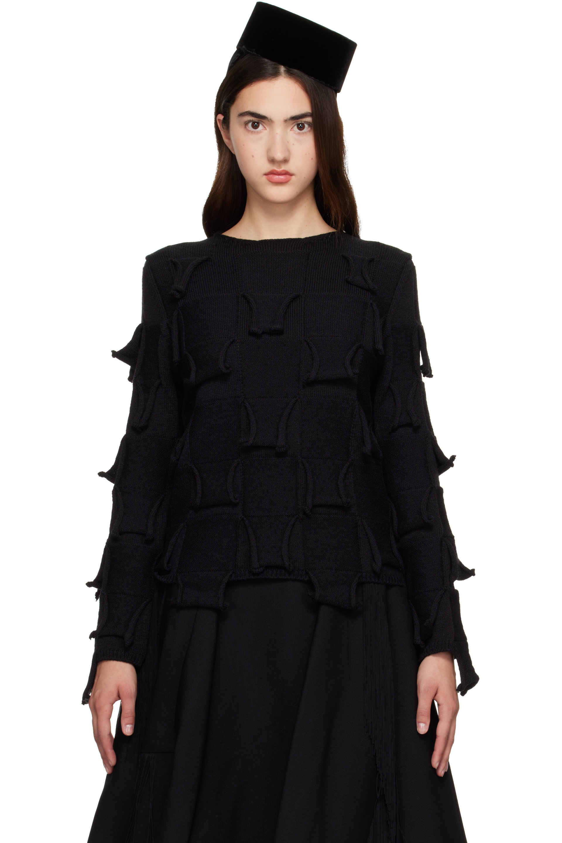 Comme des Garçons Comme des Garçons - Black Wool Sweater
