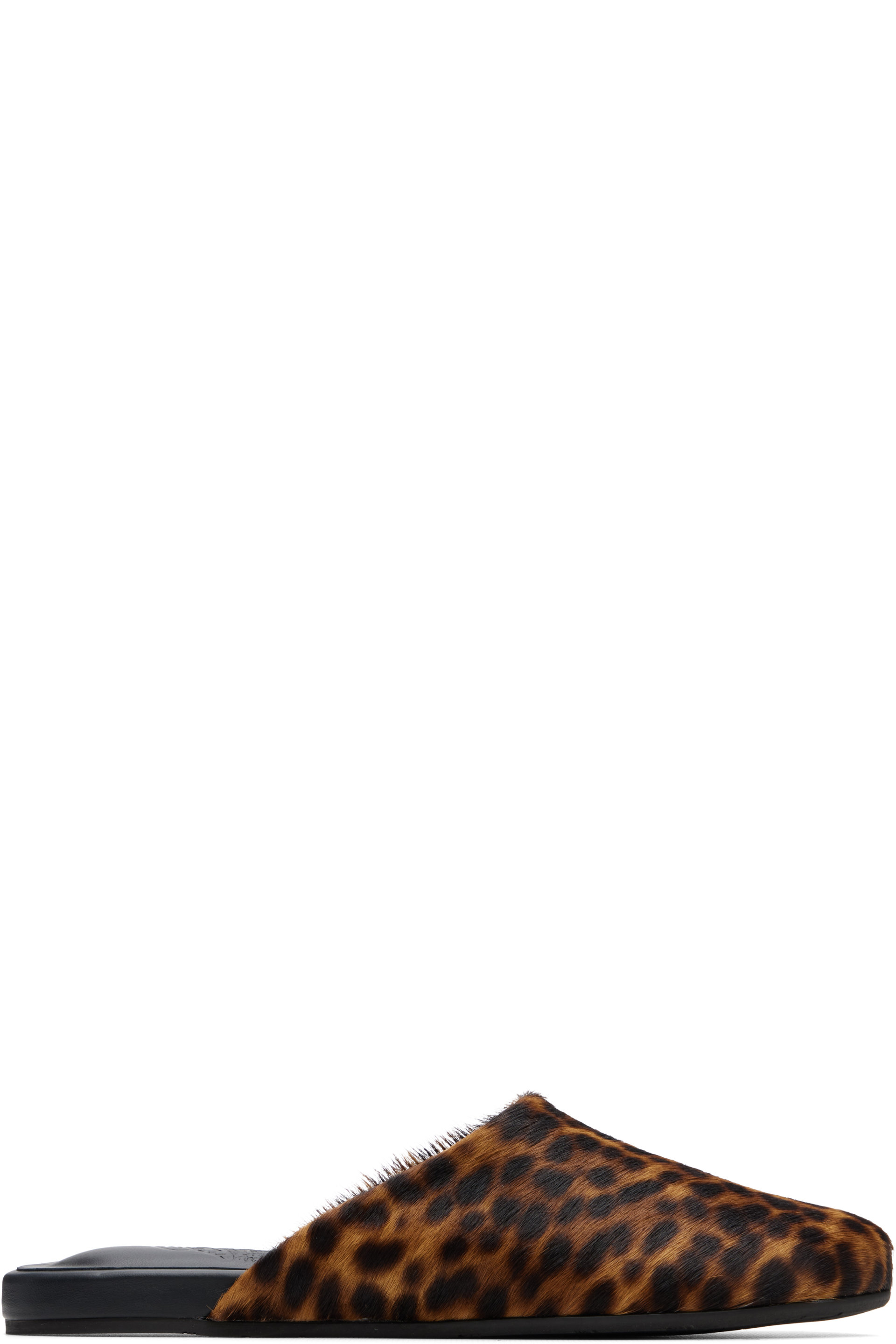 Ancient Greek Sandals - Brown 'The Slipper' Flats
