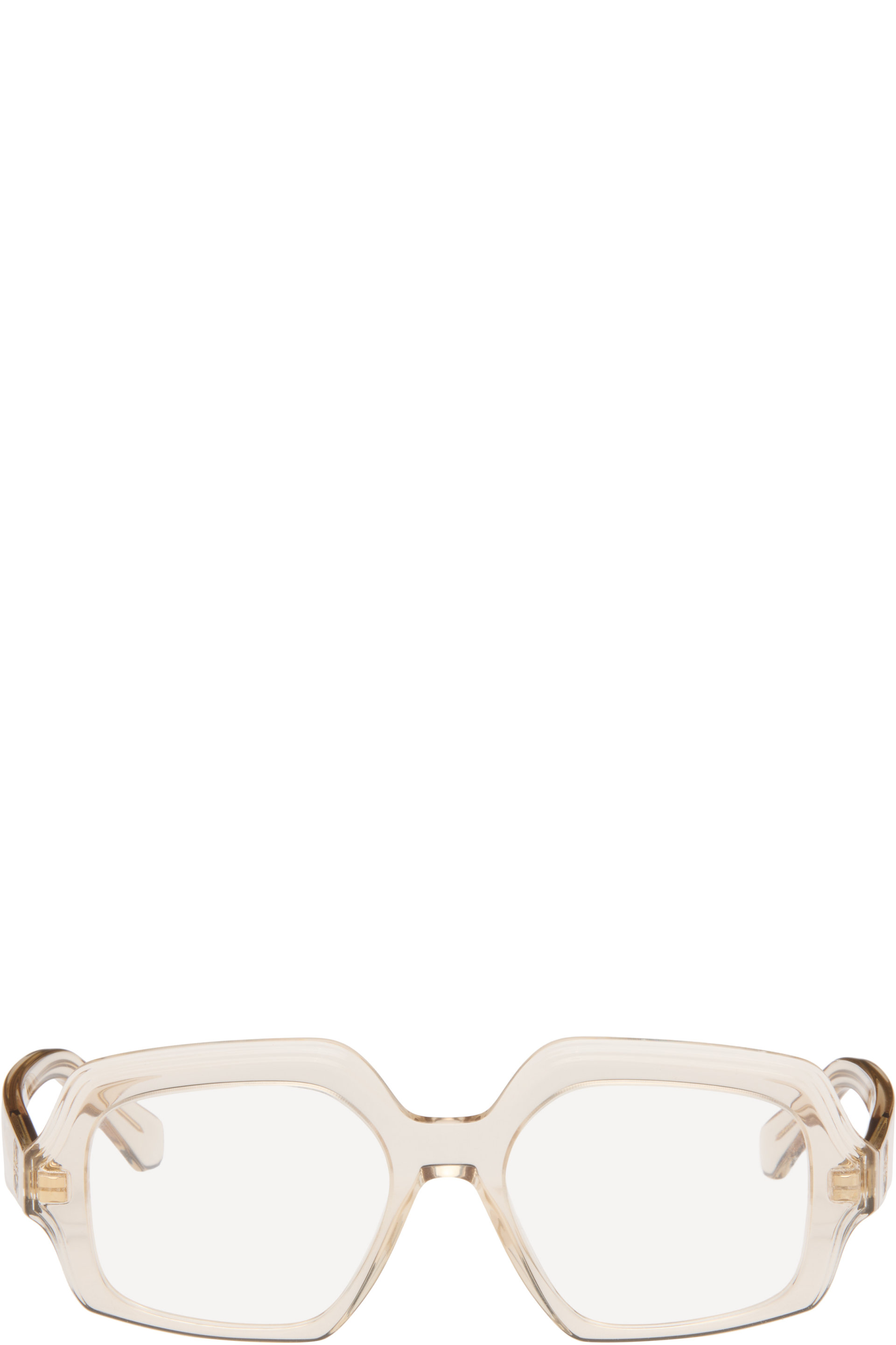 LOEWE - Beige Anagram Glasses