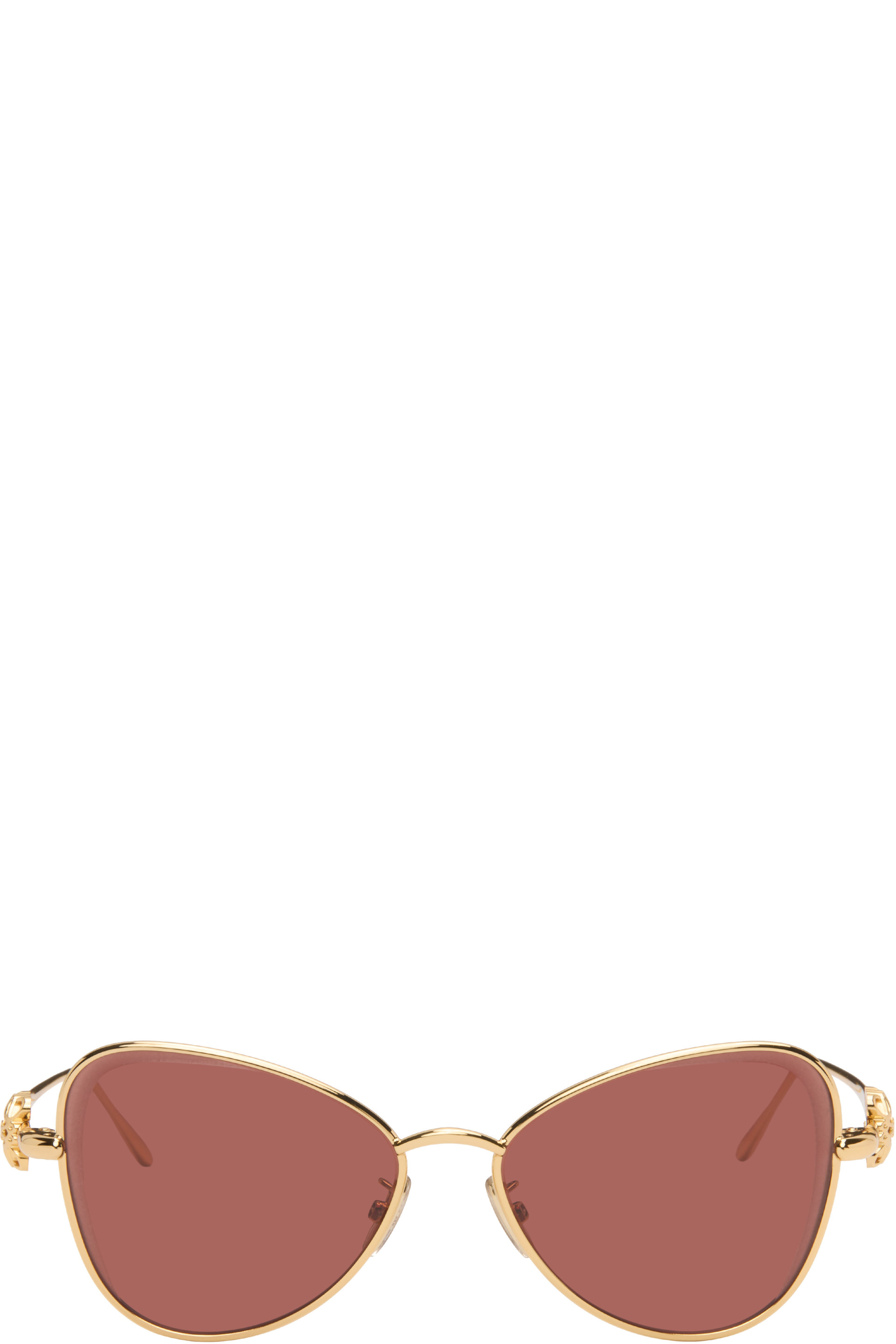 LOEWE - Gold Anagram Bombé Butterfly
