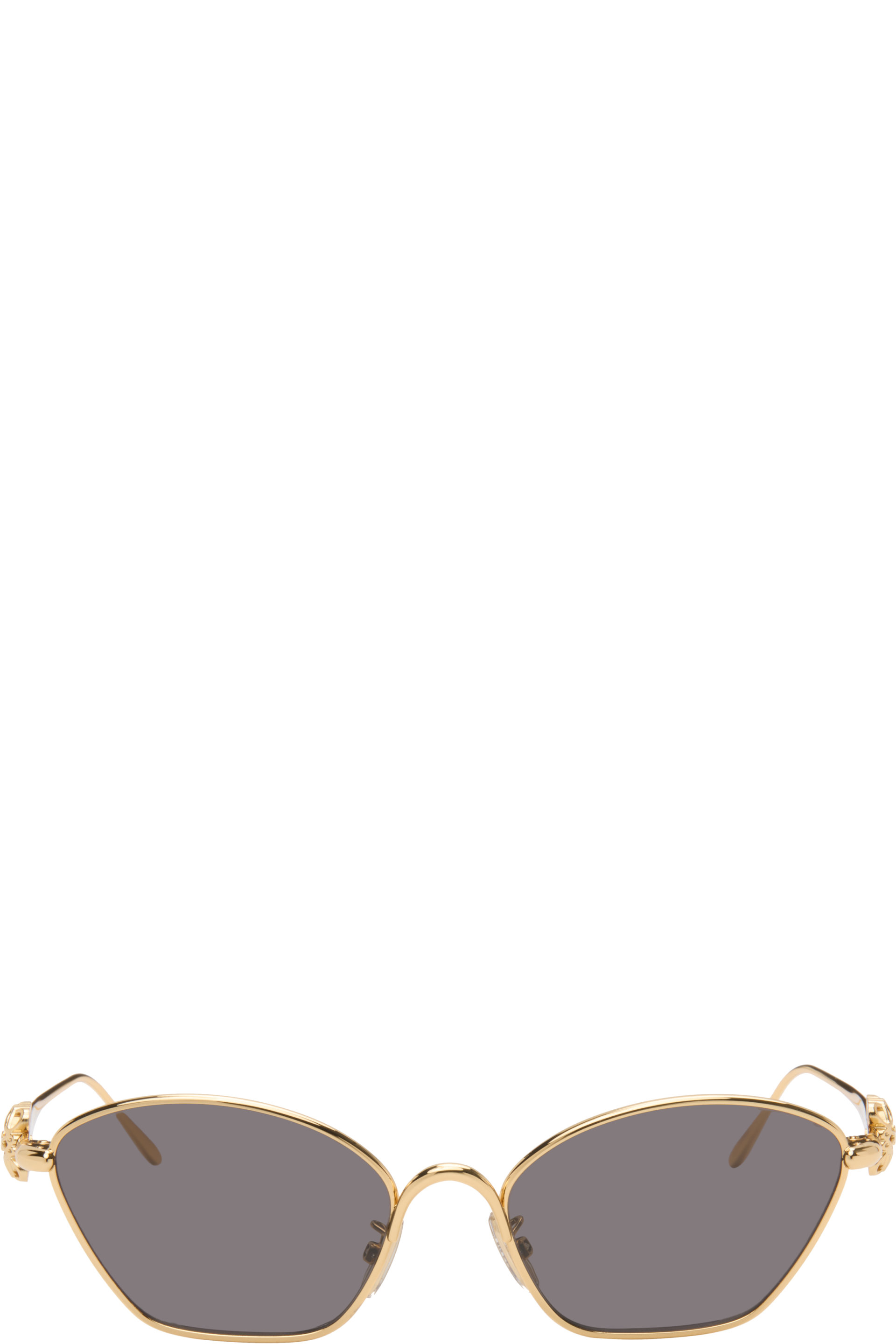 LOEWE - Gold Anagram Cat-Eye Sunglasses