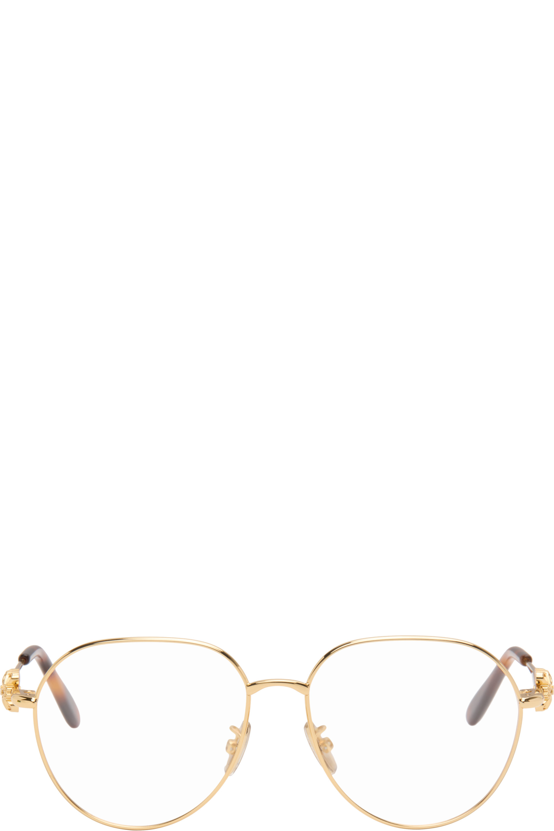 LOEWE - Lunettes dorées à anagramme