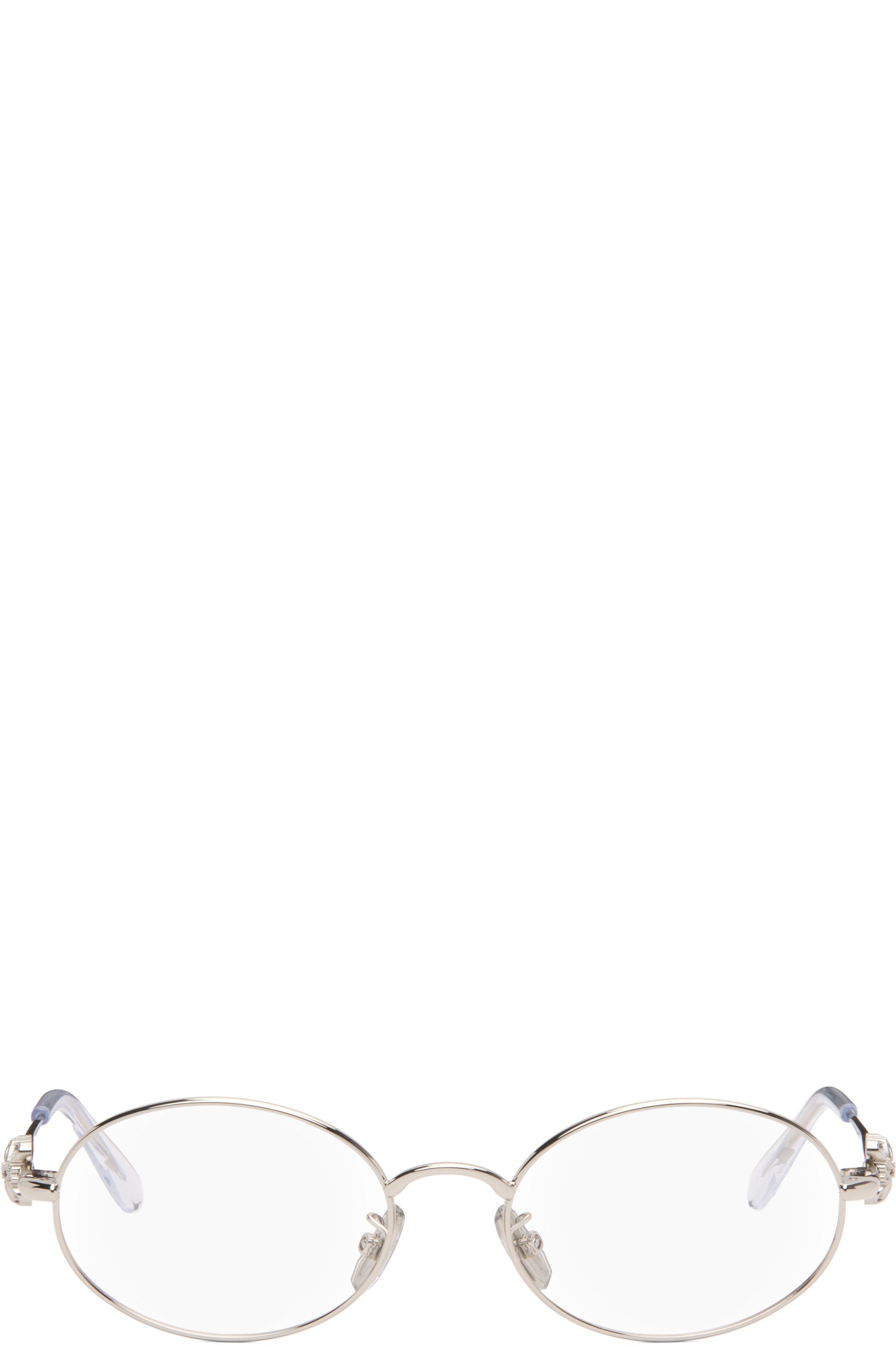 LOEWE - Lunettes de vue argentées à anagrammes