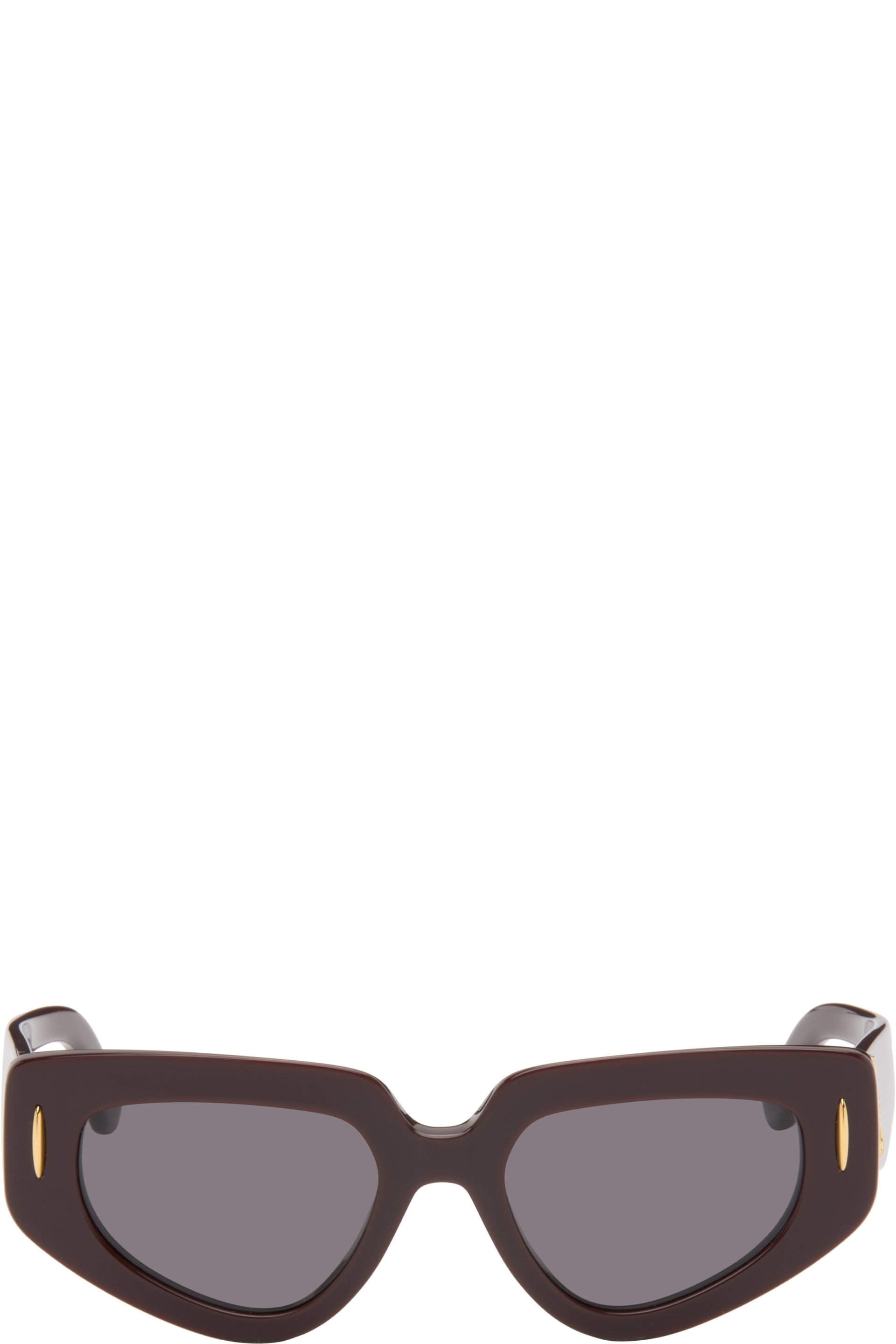 LOEWE - Purple Anagram Cat-Eye Sunglasses