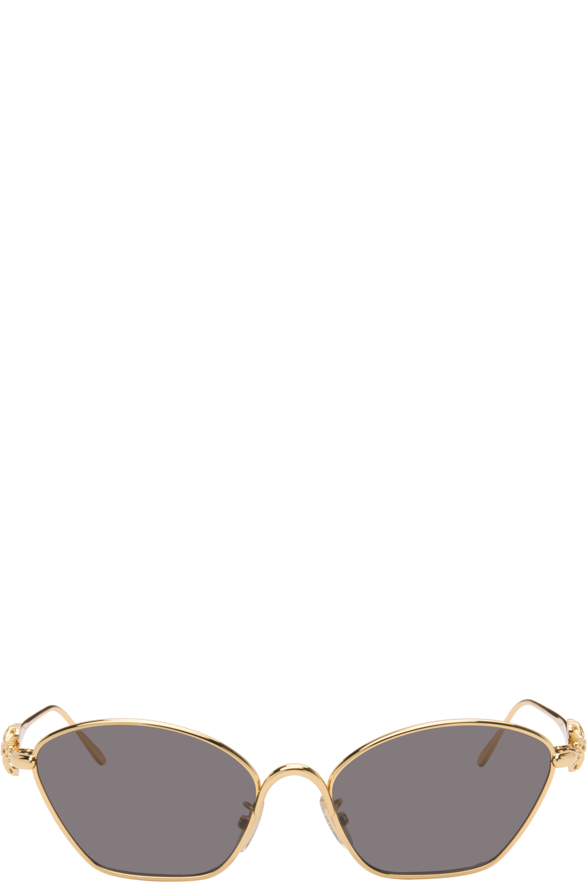 LOEWE - Gold Anagram Cat-Eye Sunglasses