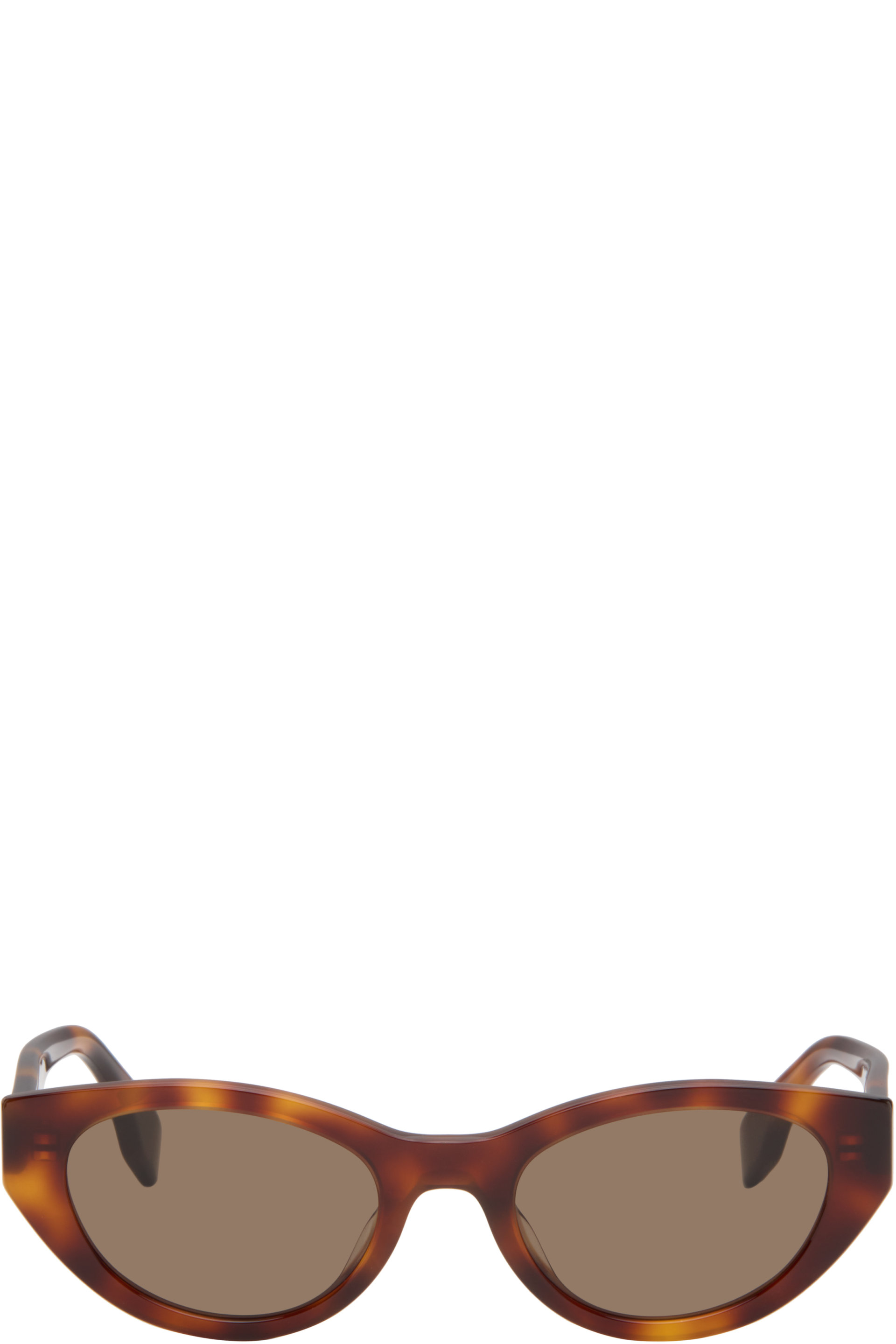 Fendi - Brown Lettering Sunglasses