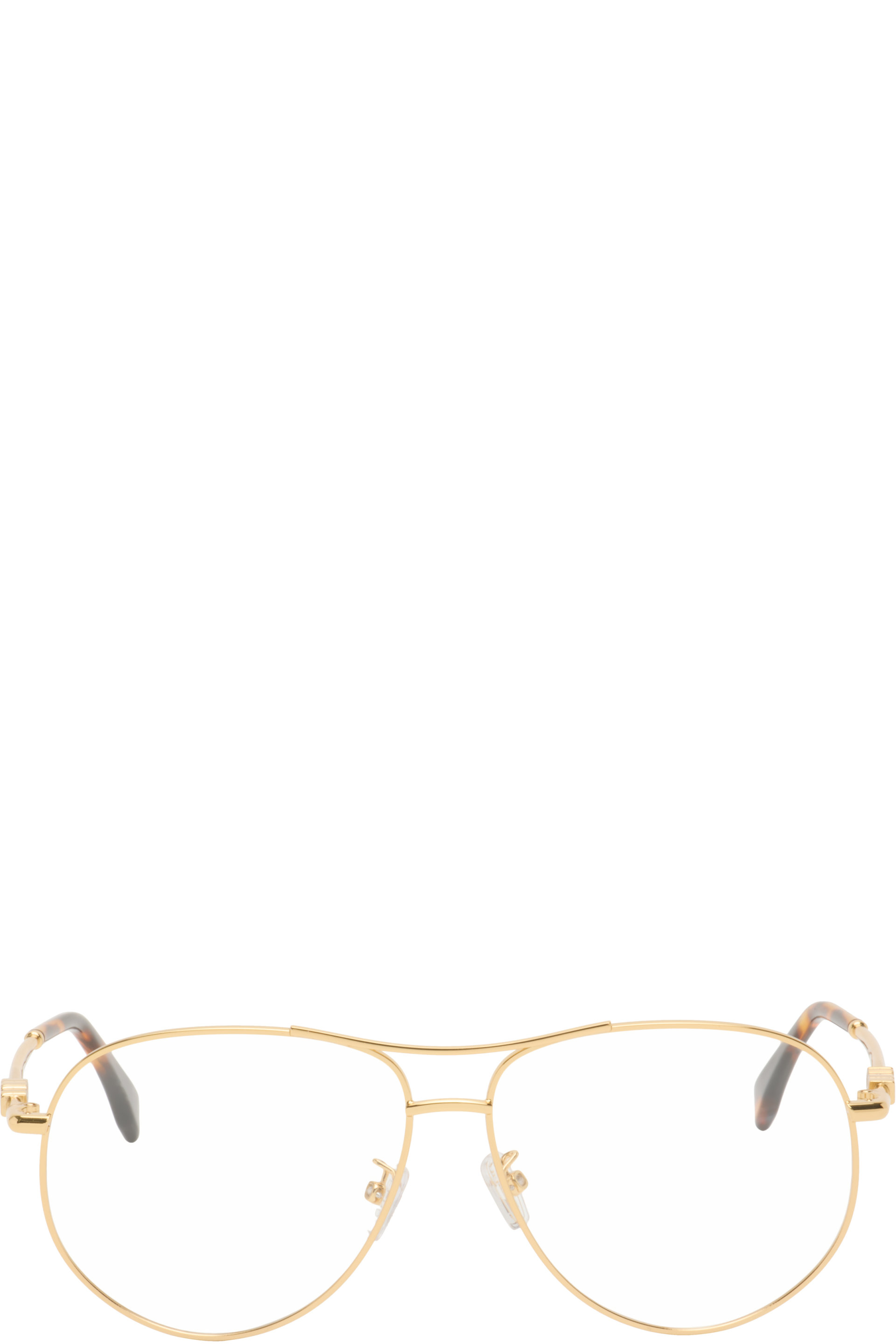 Fendi - Gold Fendigraphy Glasses