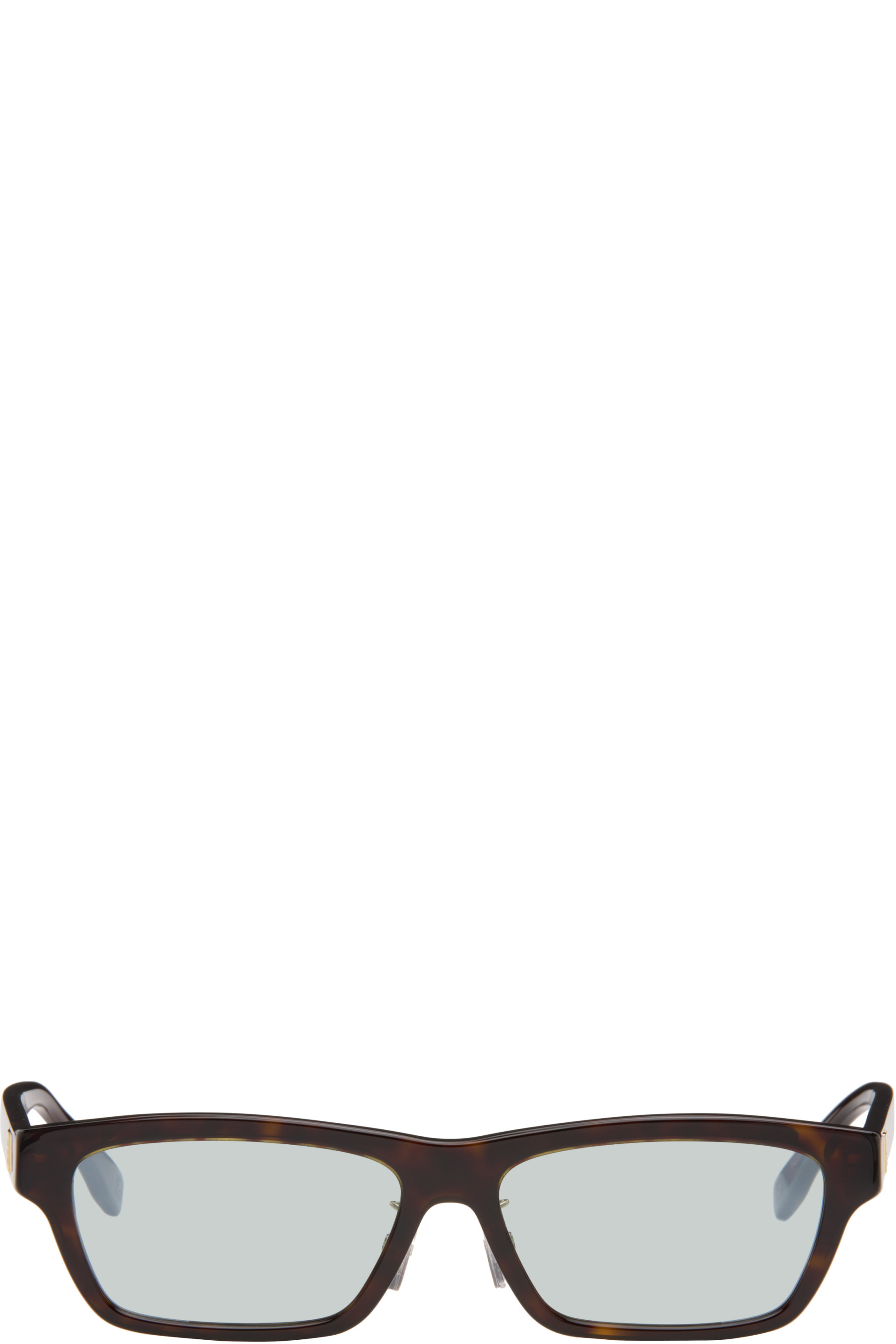 Fendi - Tortoiseshell Squared FF Sunglasses