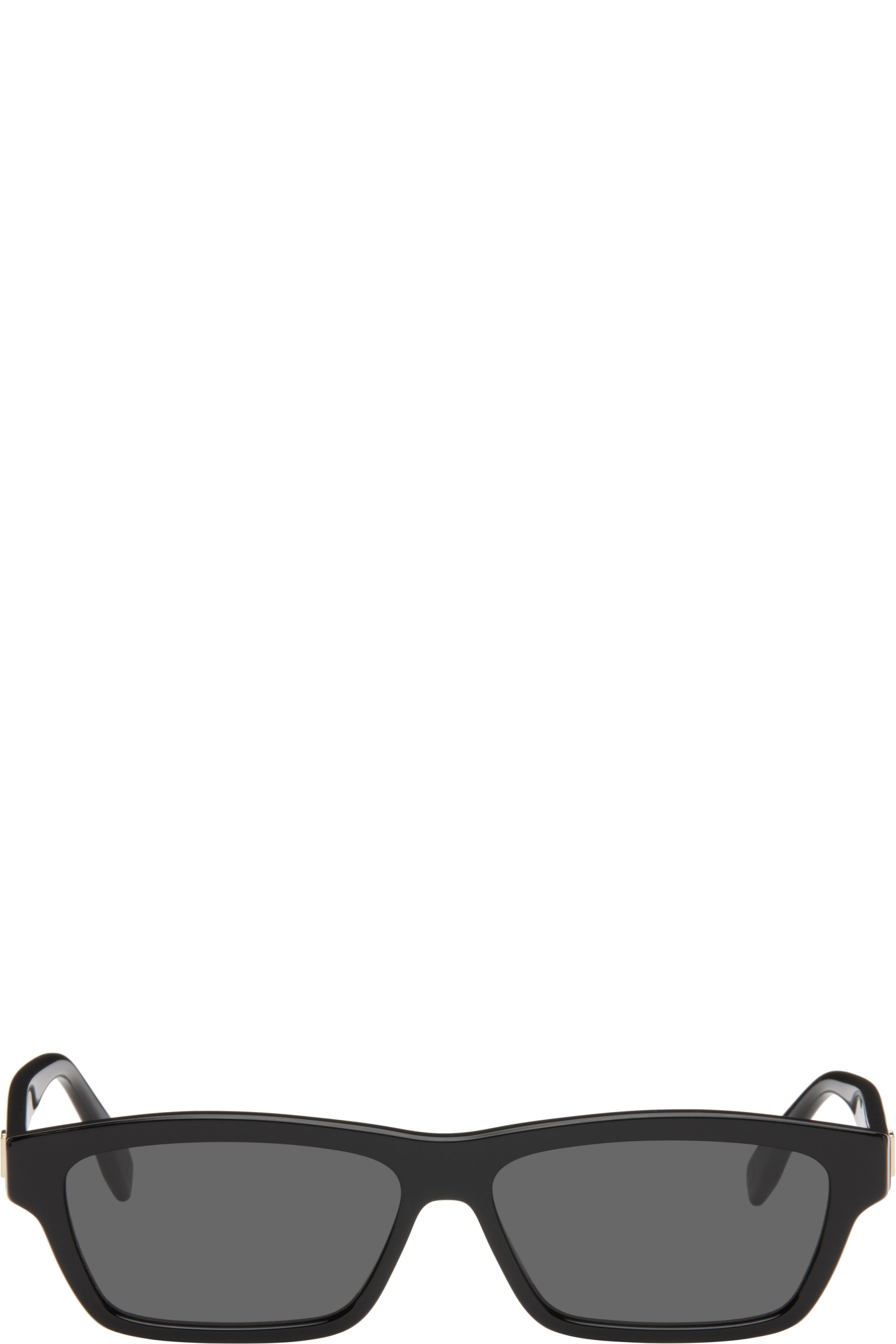 Fendi - Black 'FF' Squared Sunglasses