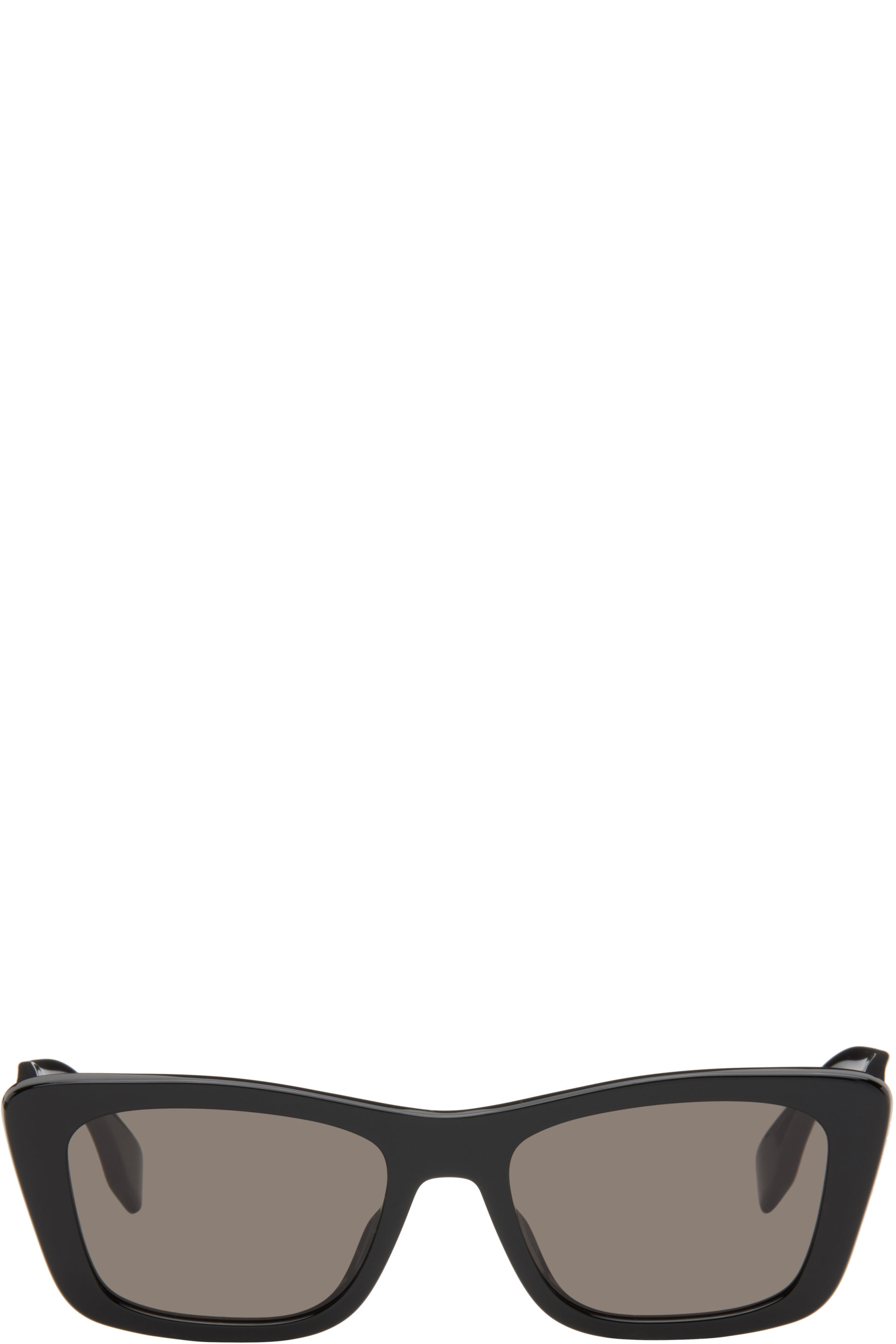 Fendi - Lunettes de soleil noires à ferrures à logo
