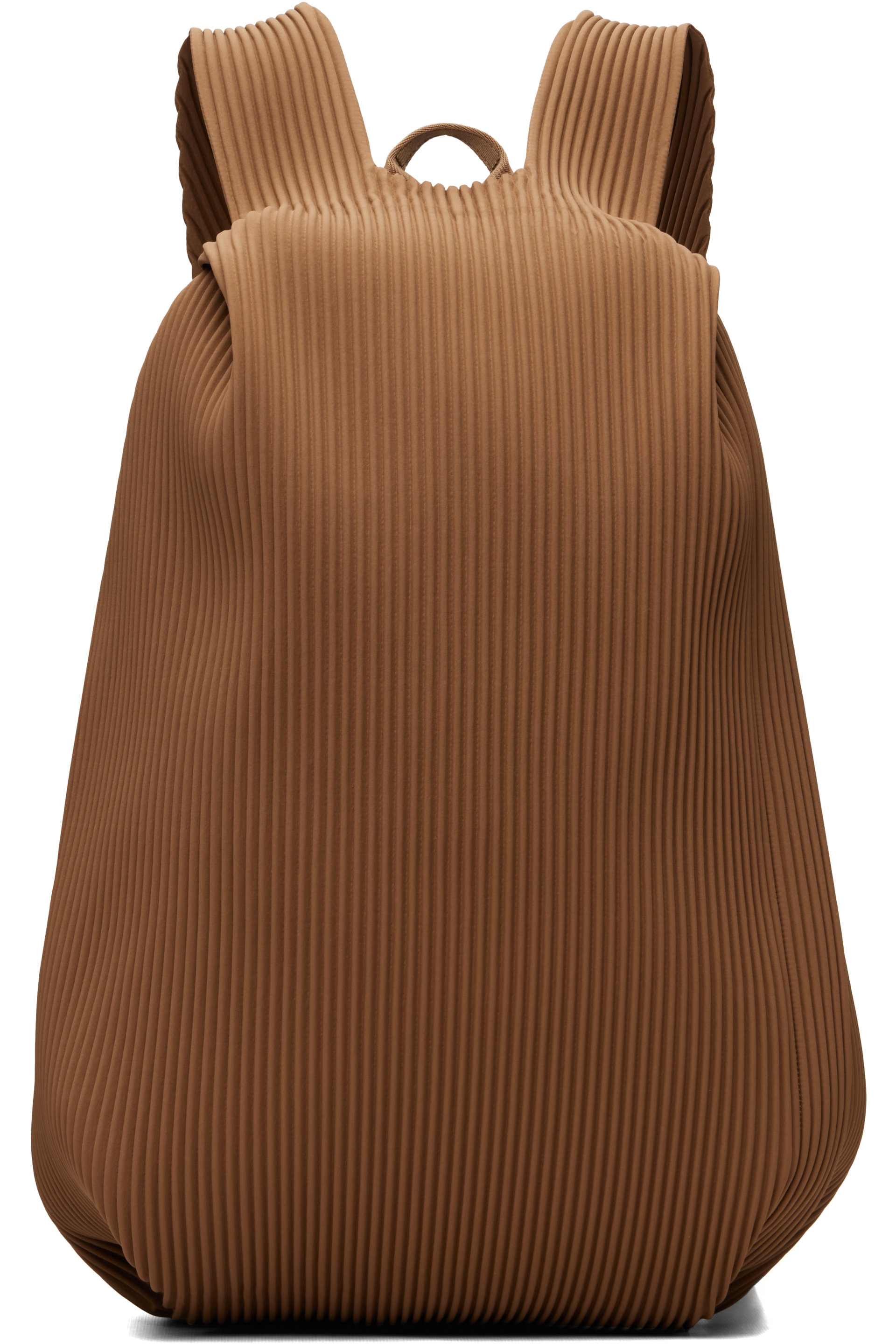 HOMME PLISSÉ ISSEY MIYAKE - Beige Pleats Backpack