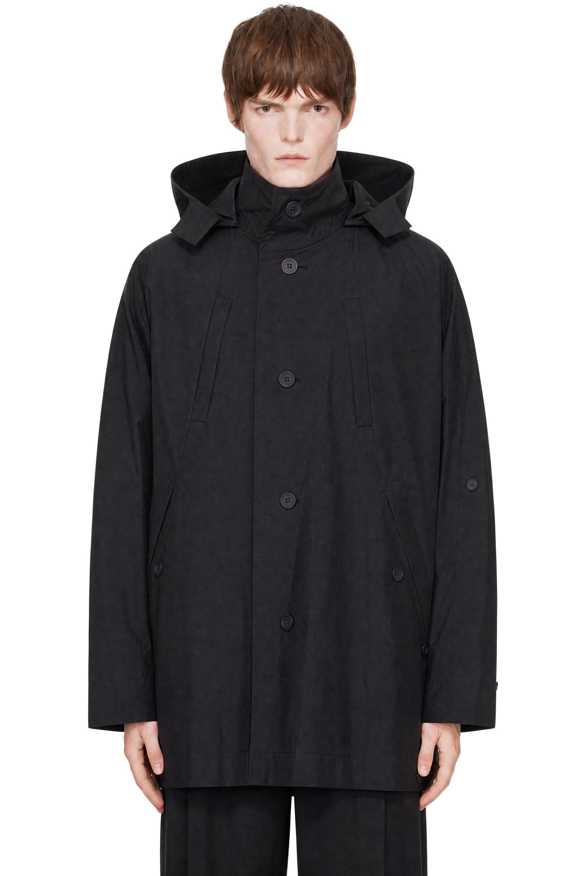 HOMME PLISSÉ ISSEY MIYAKE - Black October Split Blouson Jacket