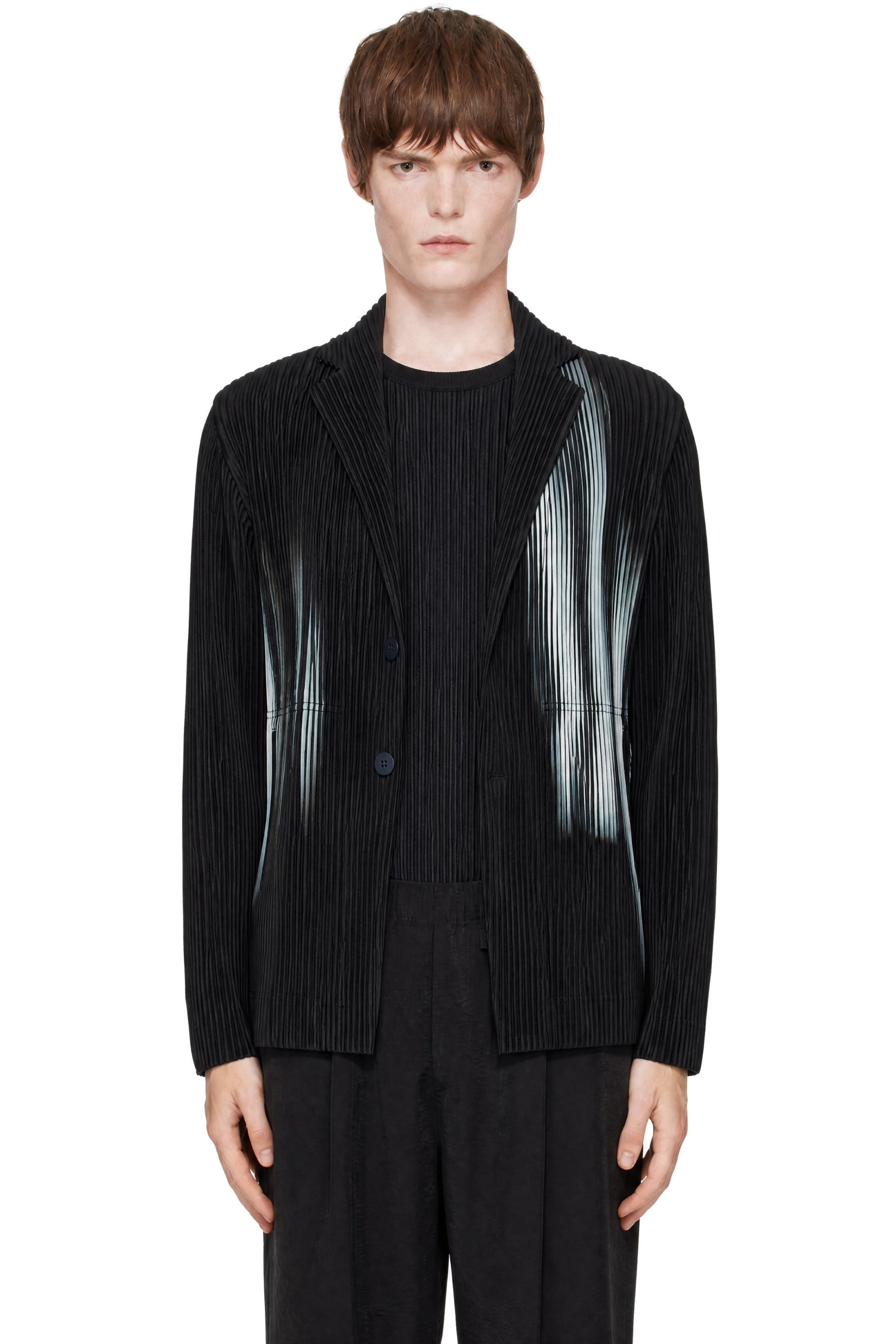 HOMME PLISSÉ ISSEY MIYAKE - Black 'In The Shadow' Blazer