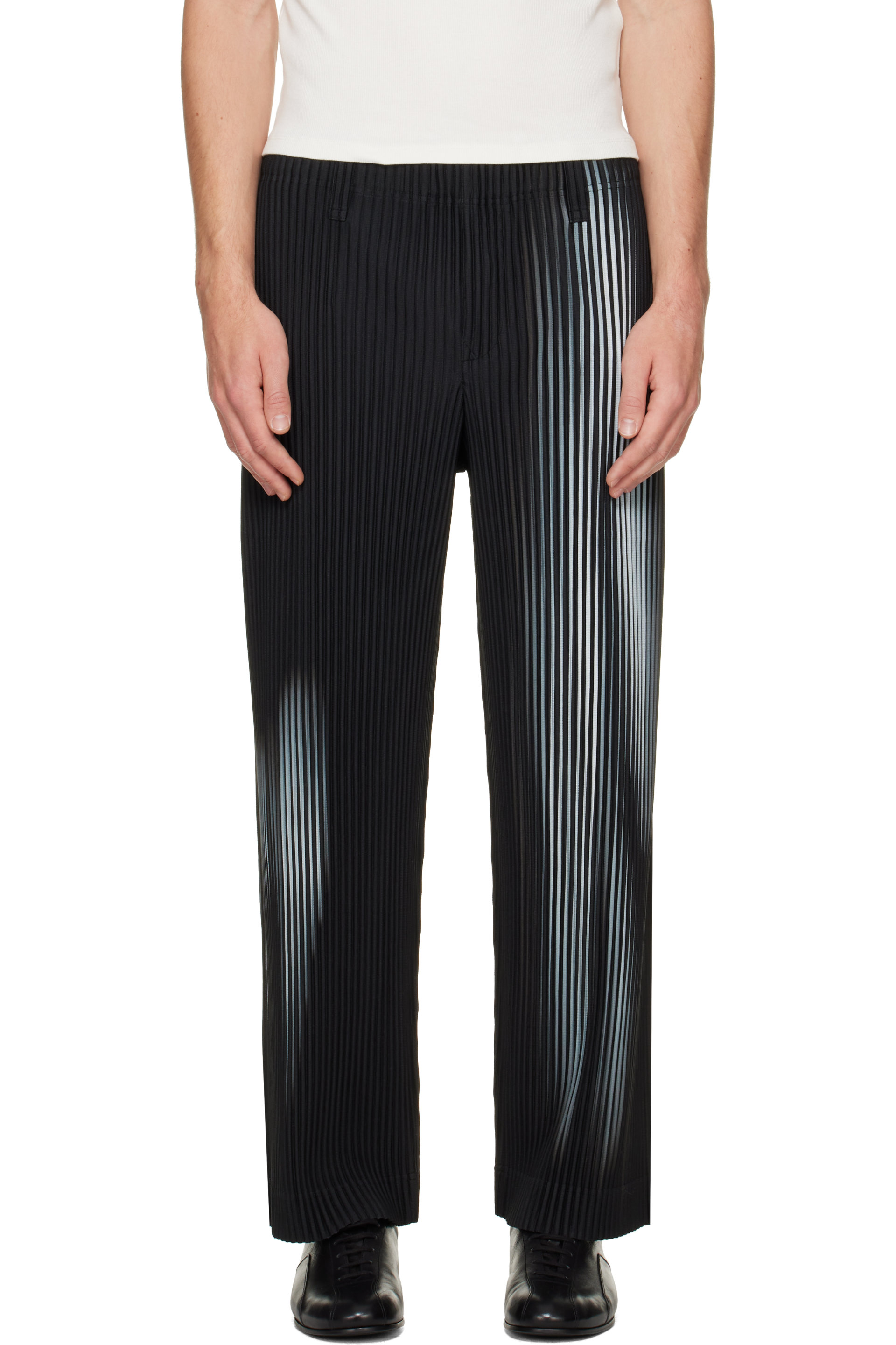 Homme Plissé Issey Miyake - Pantalon In The Shadow noir