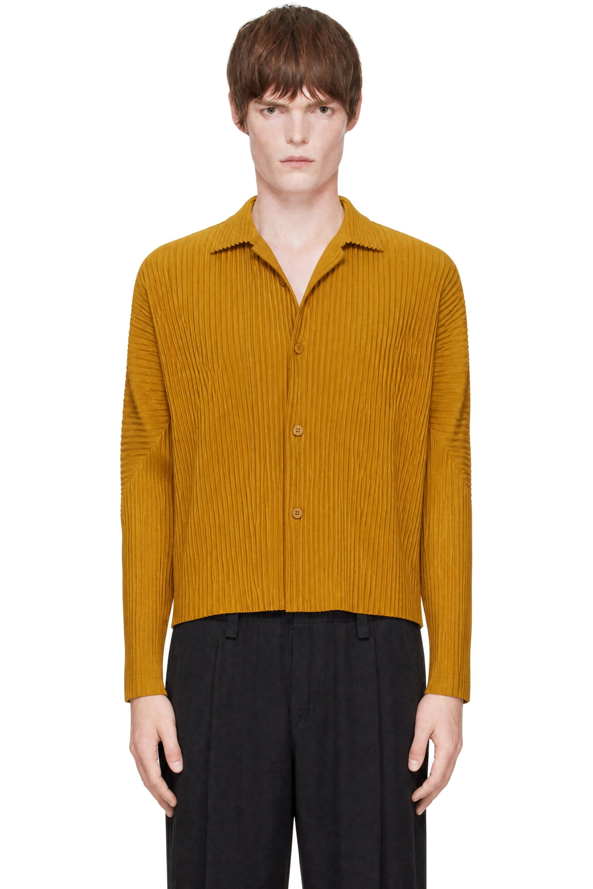 HOMME PLISSÉ ISSEY MIYAKE - Yellow Monthly Colors October Shirt
