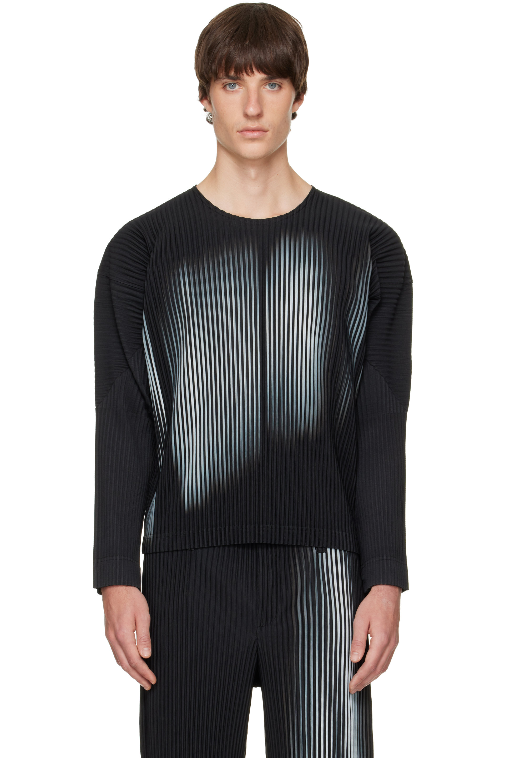 Homme Plissé Issey Miyake - Haut In The Shadow noir