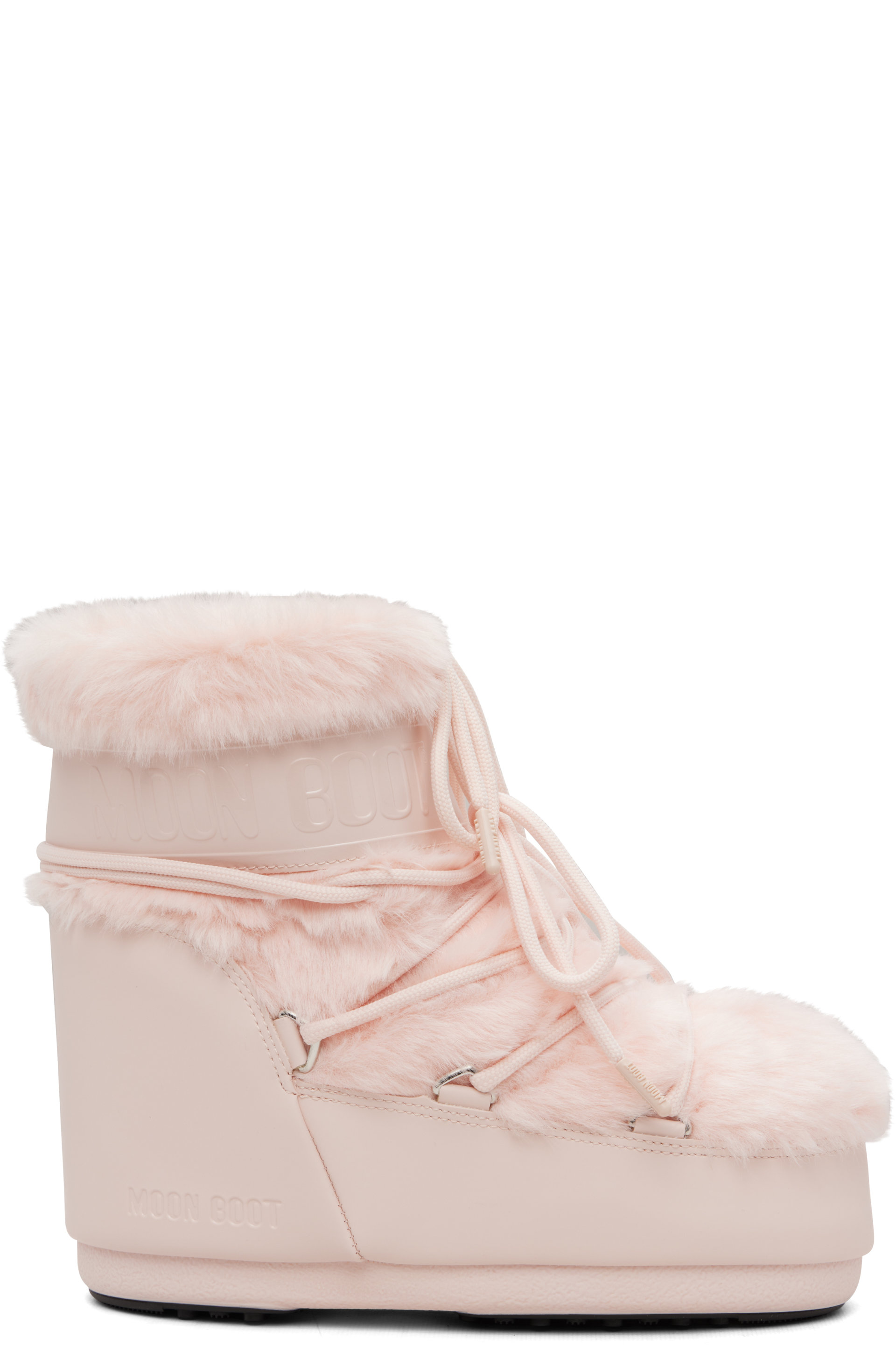 Moon Boot - Pink Icon Low Faux-Fur Boots