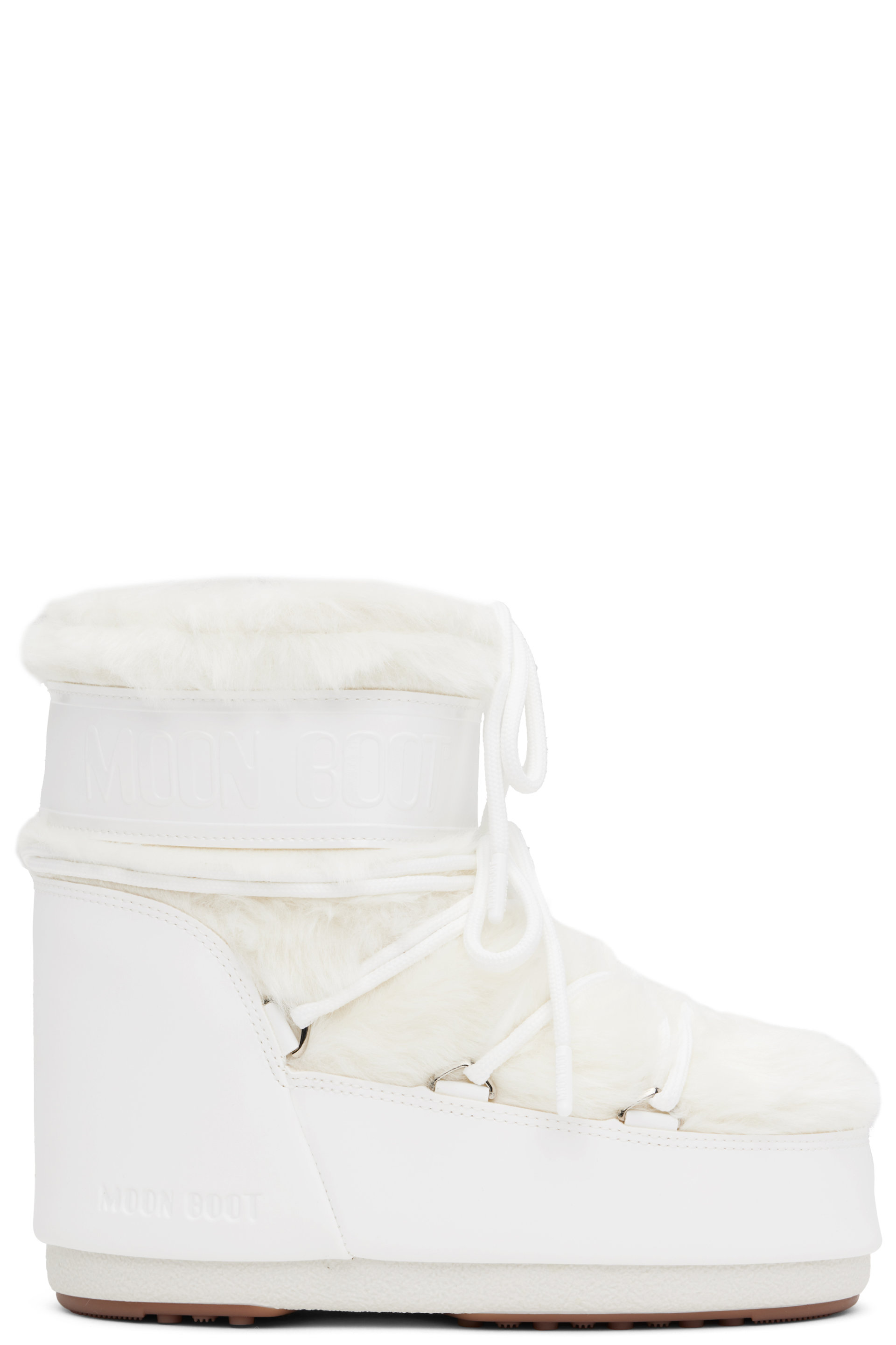 Moon Boot - White Icon Low Faux-Fur Boots