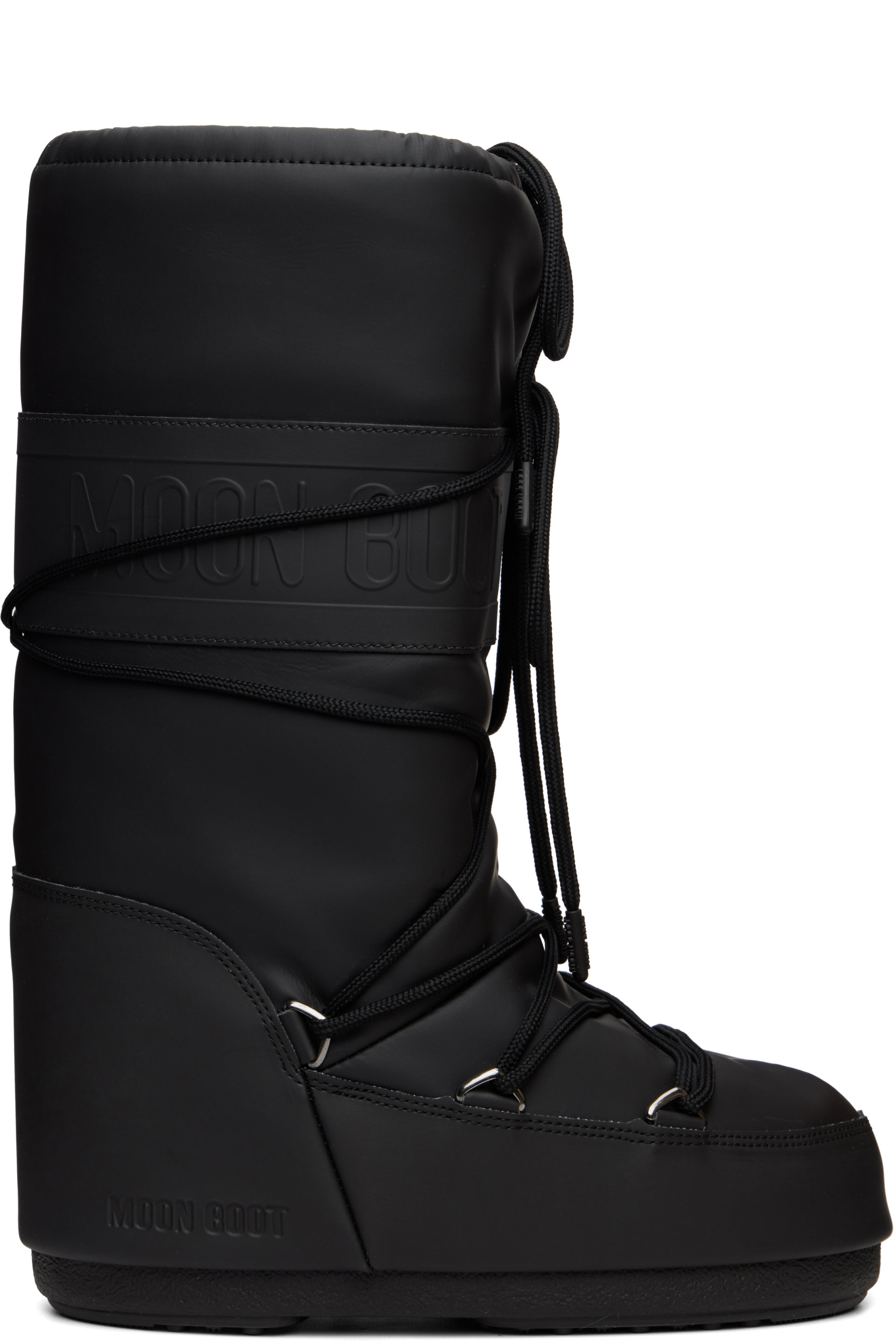 Moon Boot - Black Icon Rubber Boots