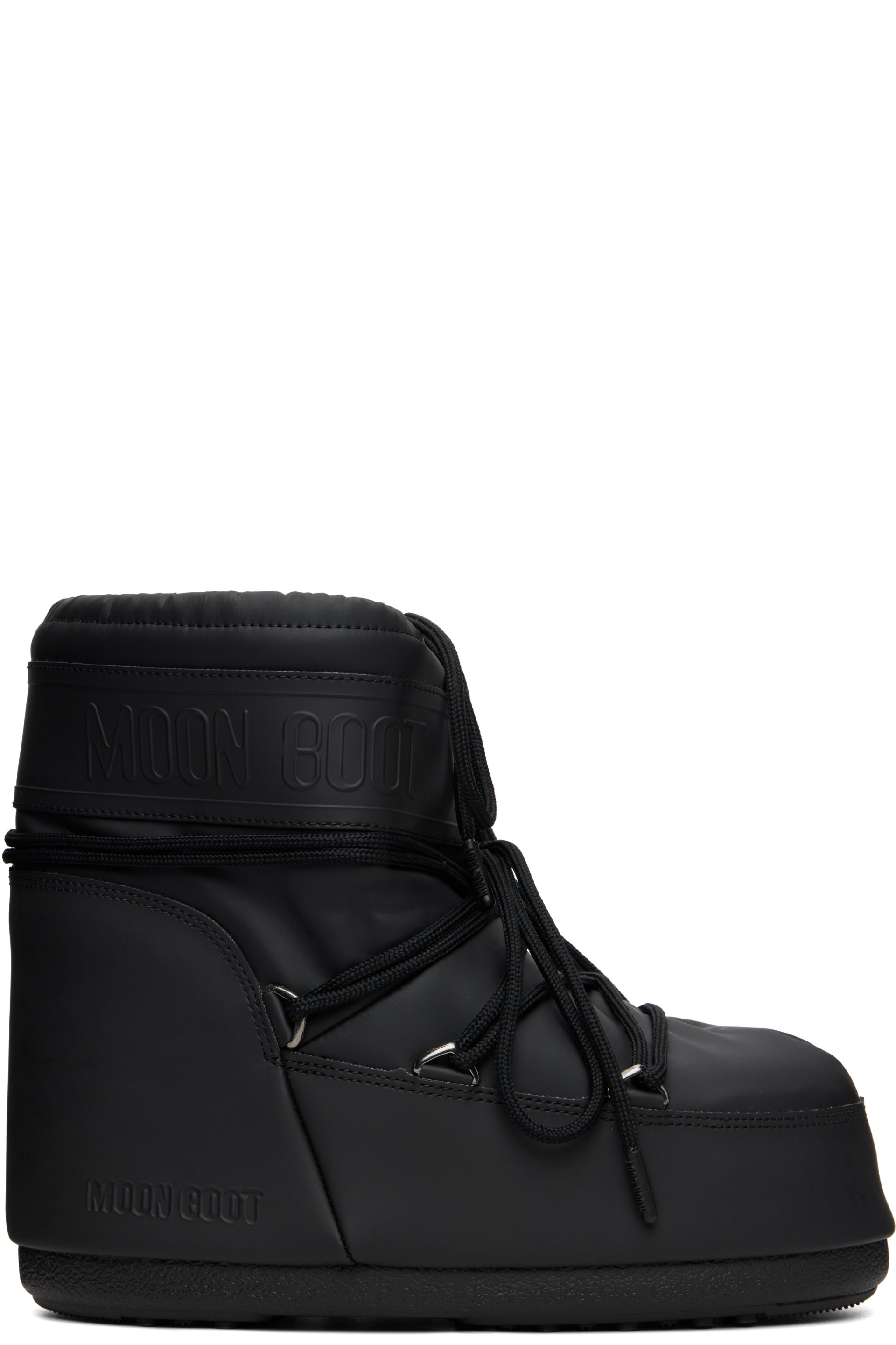 Moon Boot - Black Icon Low Rubber Boots