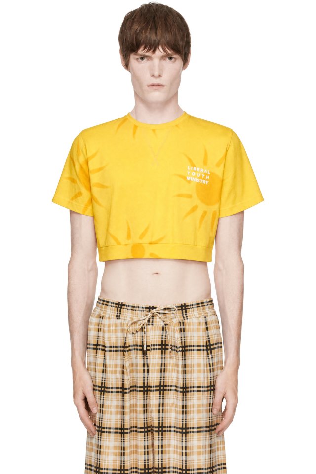 Liberal Youth Ministry — Yellow Rugby T-Shirt