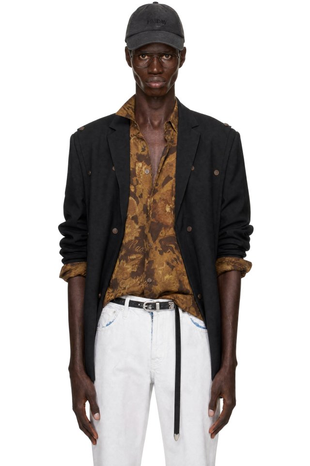 Y/Project — Black Snap Panel Blazer