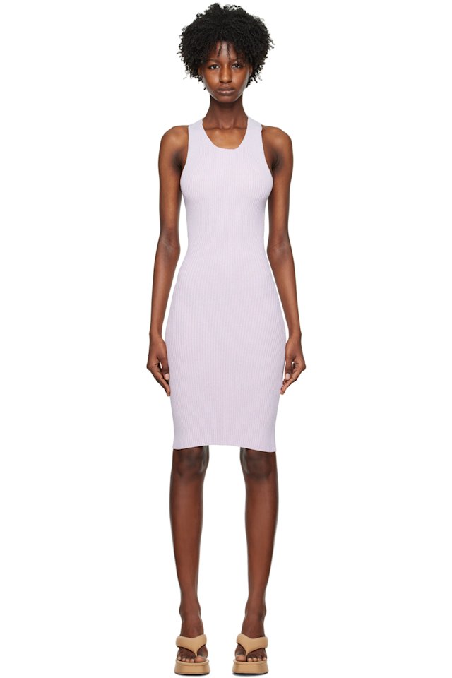 REMAIN Birger Christensen — Purple Halter Midi Dress
